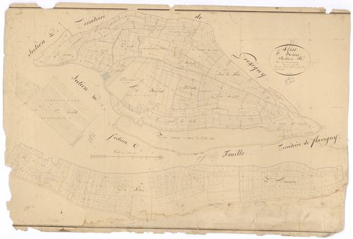 Alise-Sainte-Reine - Section B - 3 P PLAN 11/3