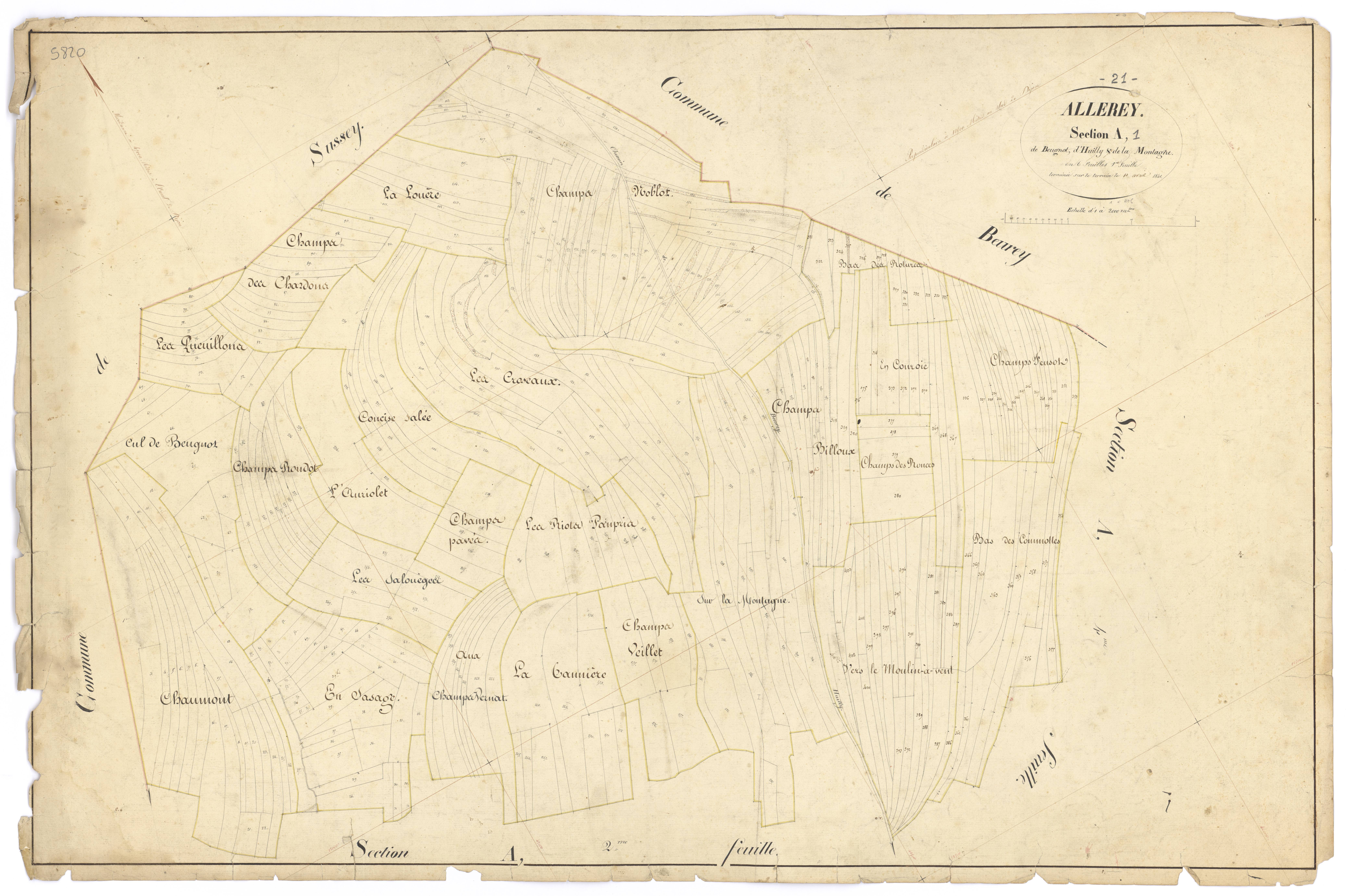 Allerey - Section A1 - 3 P PLAN 12/2