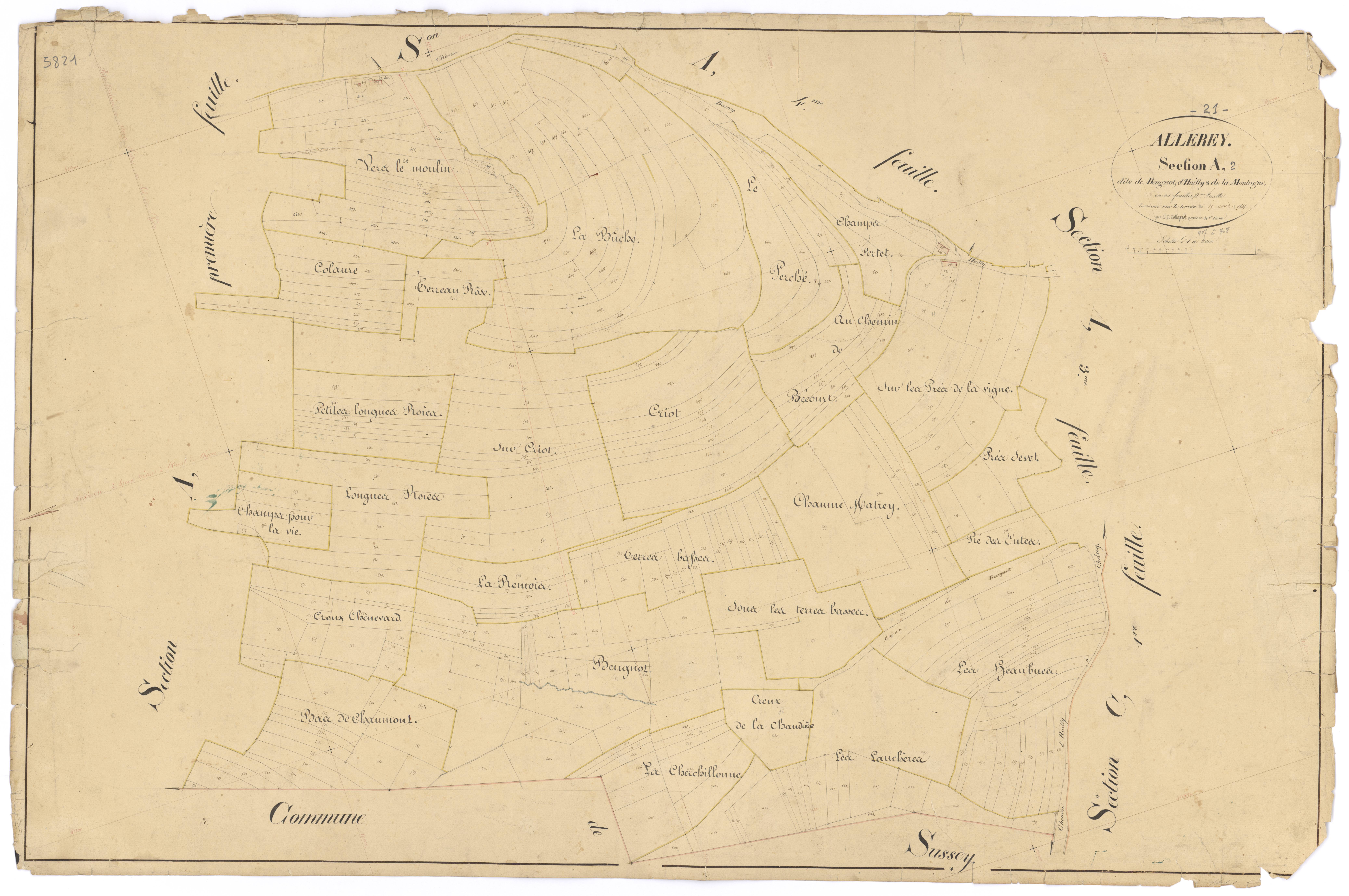 Allerey - Section A2 - 3 P PLAN 12/3