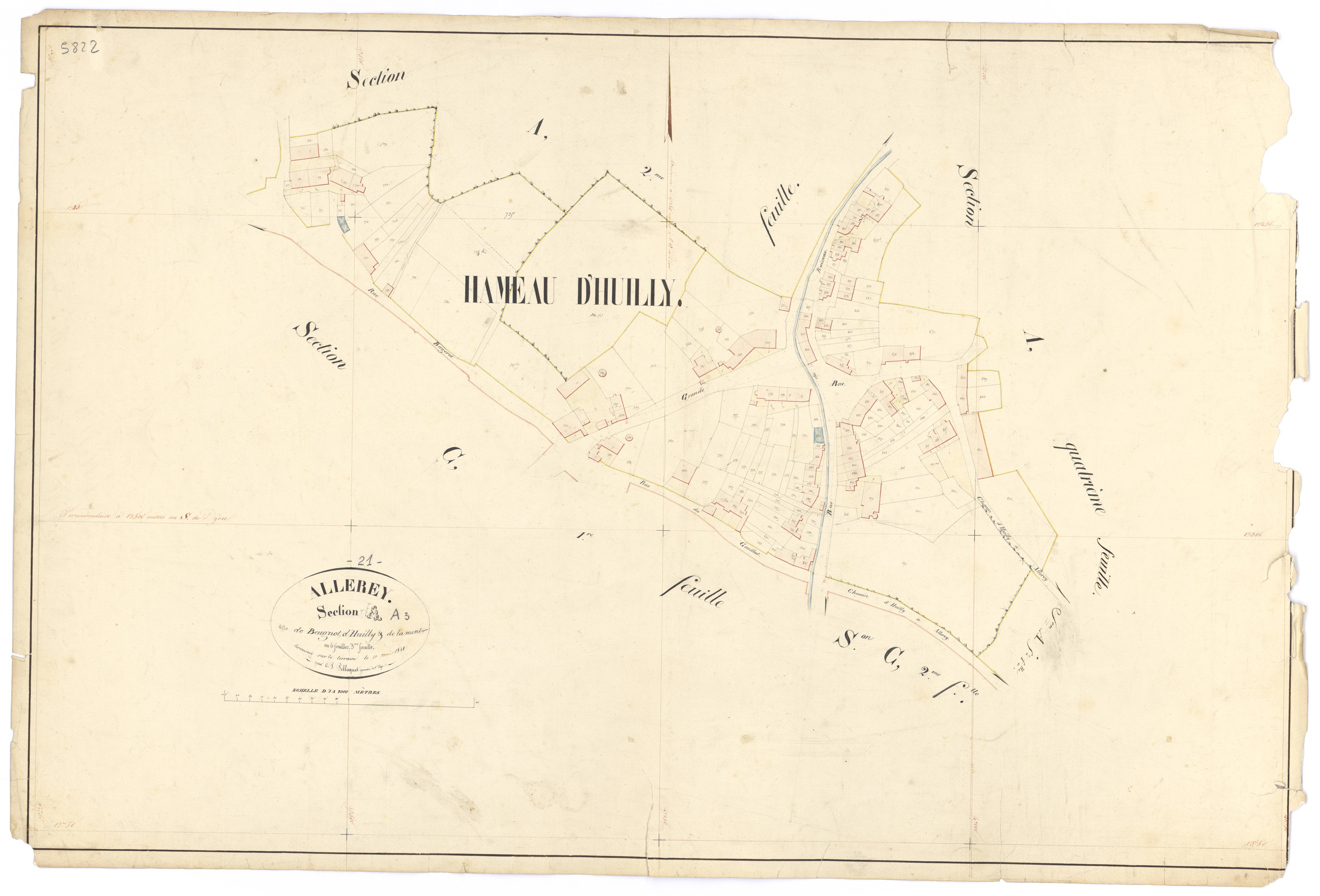 Allerey - Section A3 - 3 P PLAN 12/4