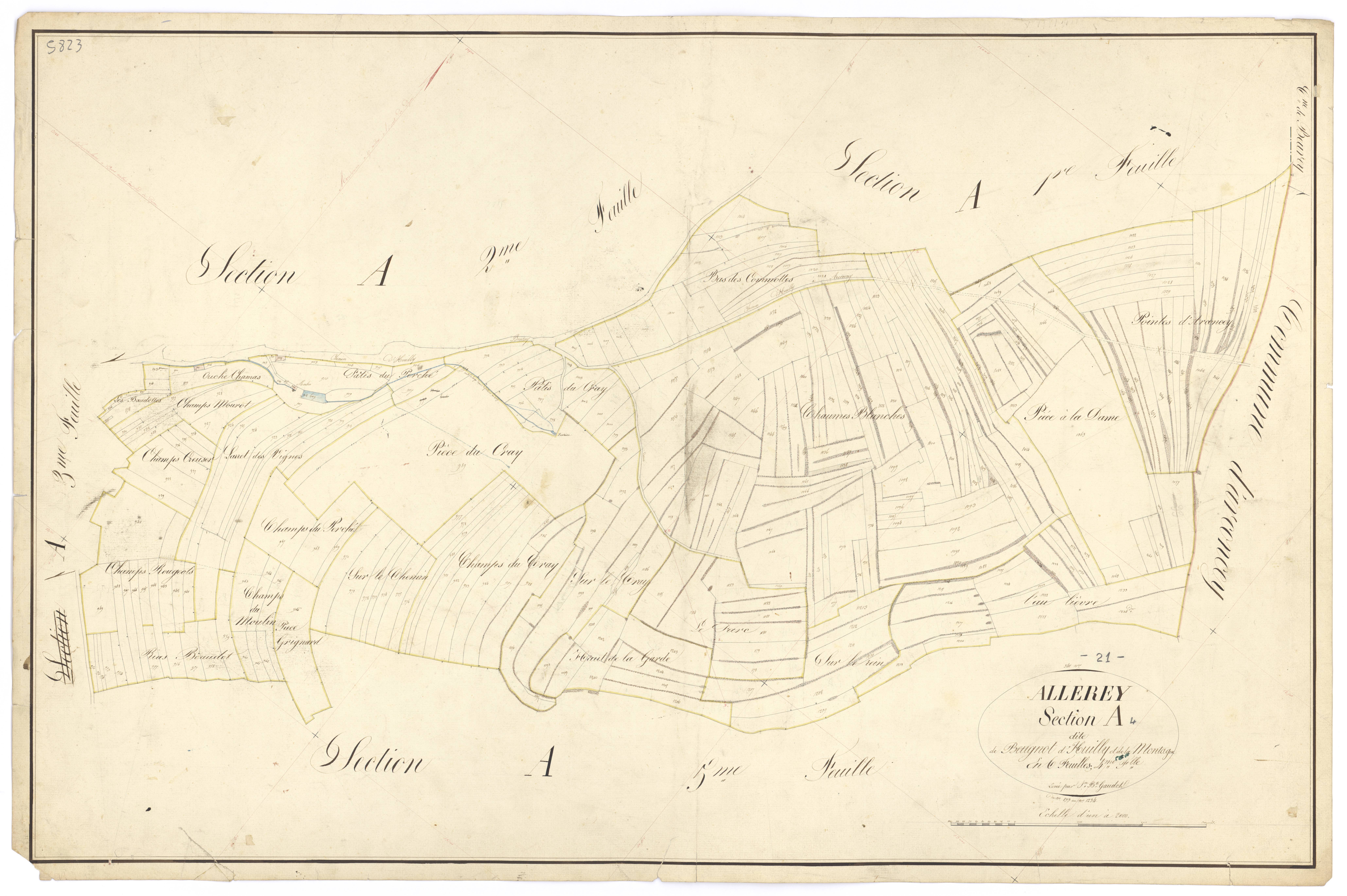 Allerey - Section A4 - 3 P PLAN 12/5