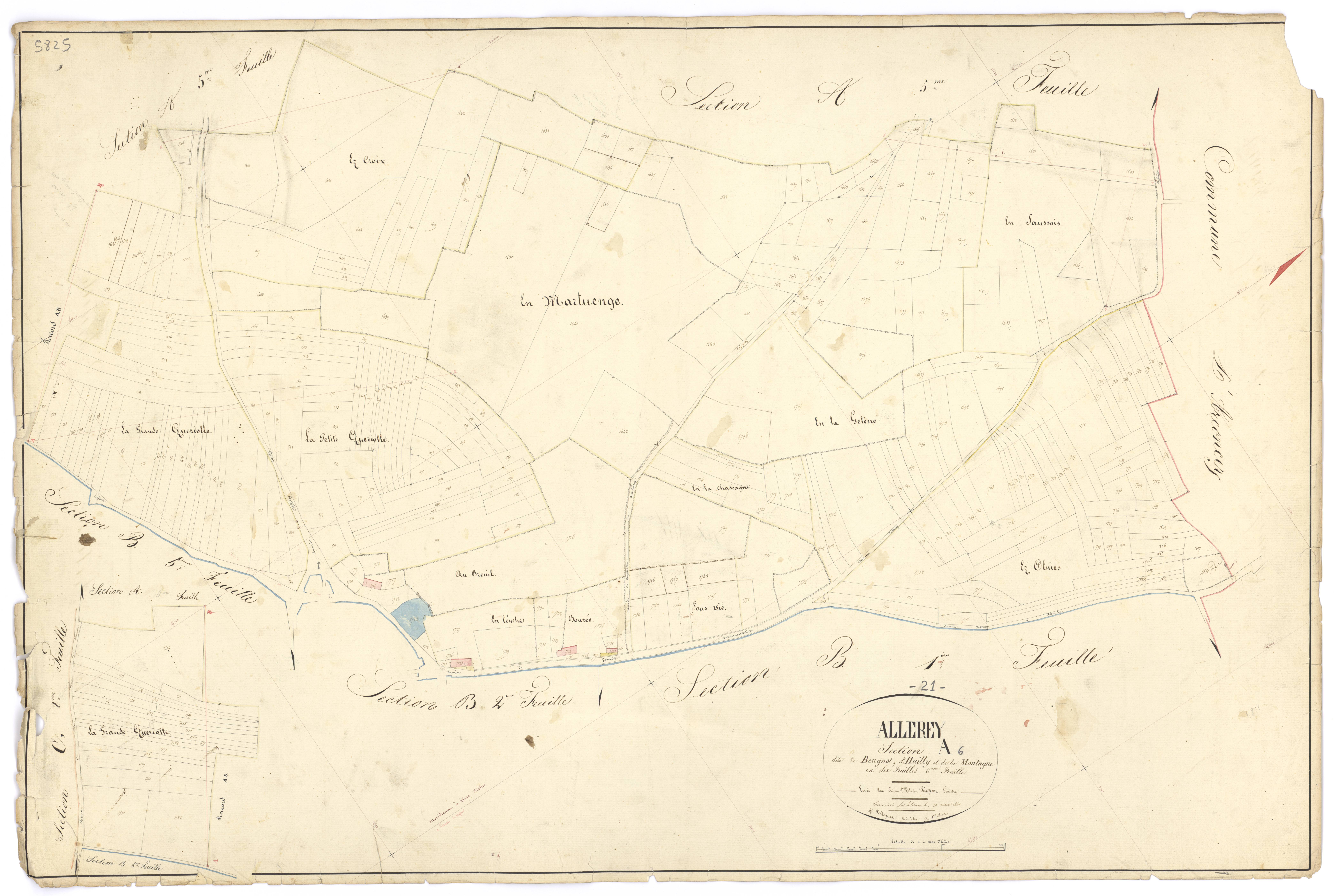 Allerey - Section A6 - 3 P PLAN 12/7