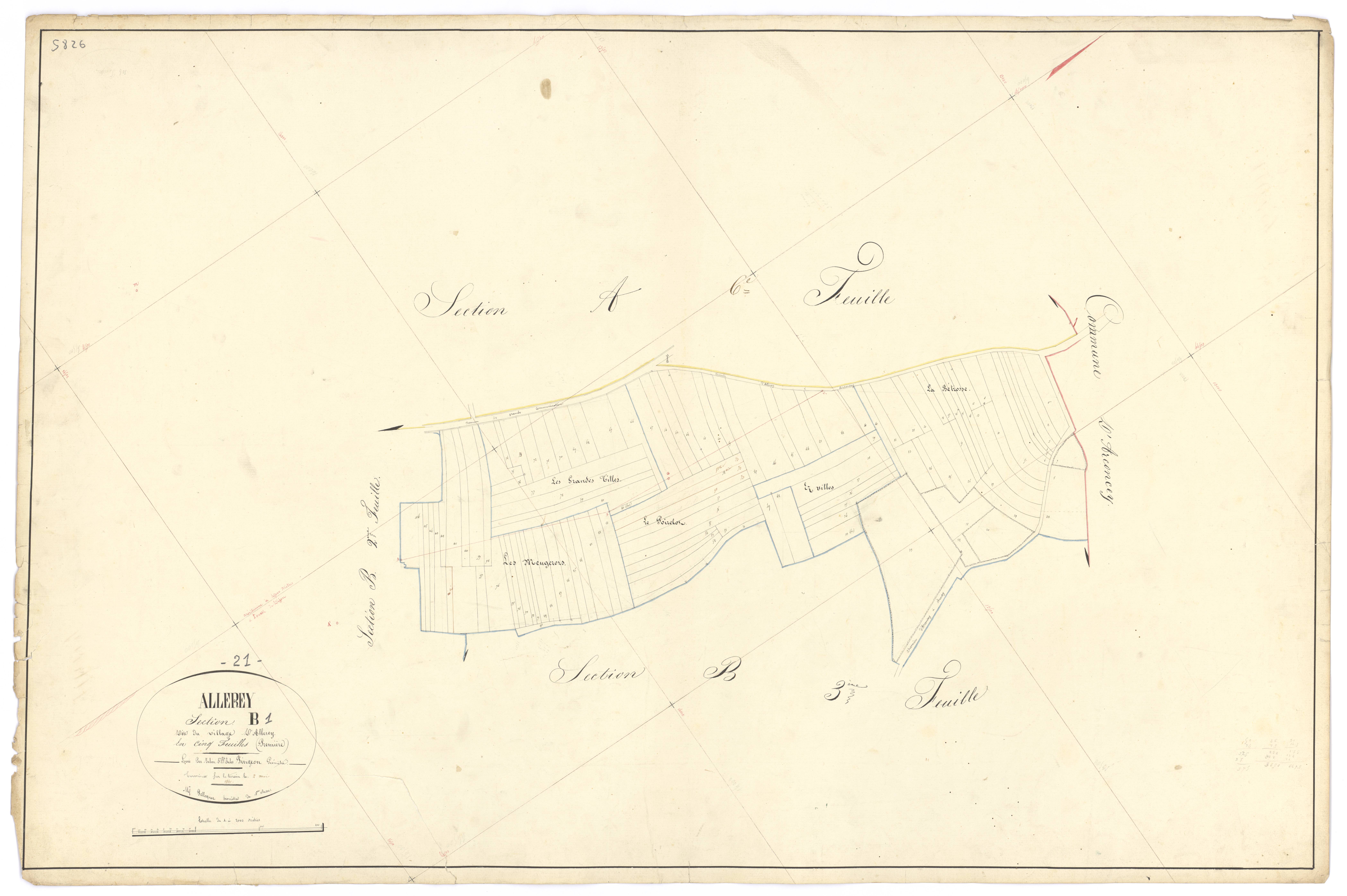 Allerey - Section B1 - 3 P PLAN 12/8