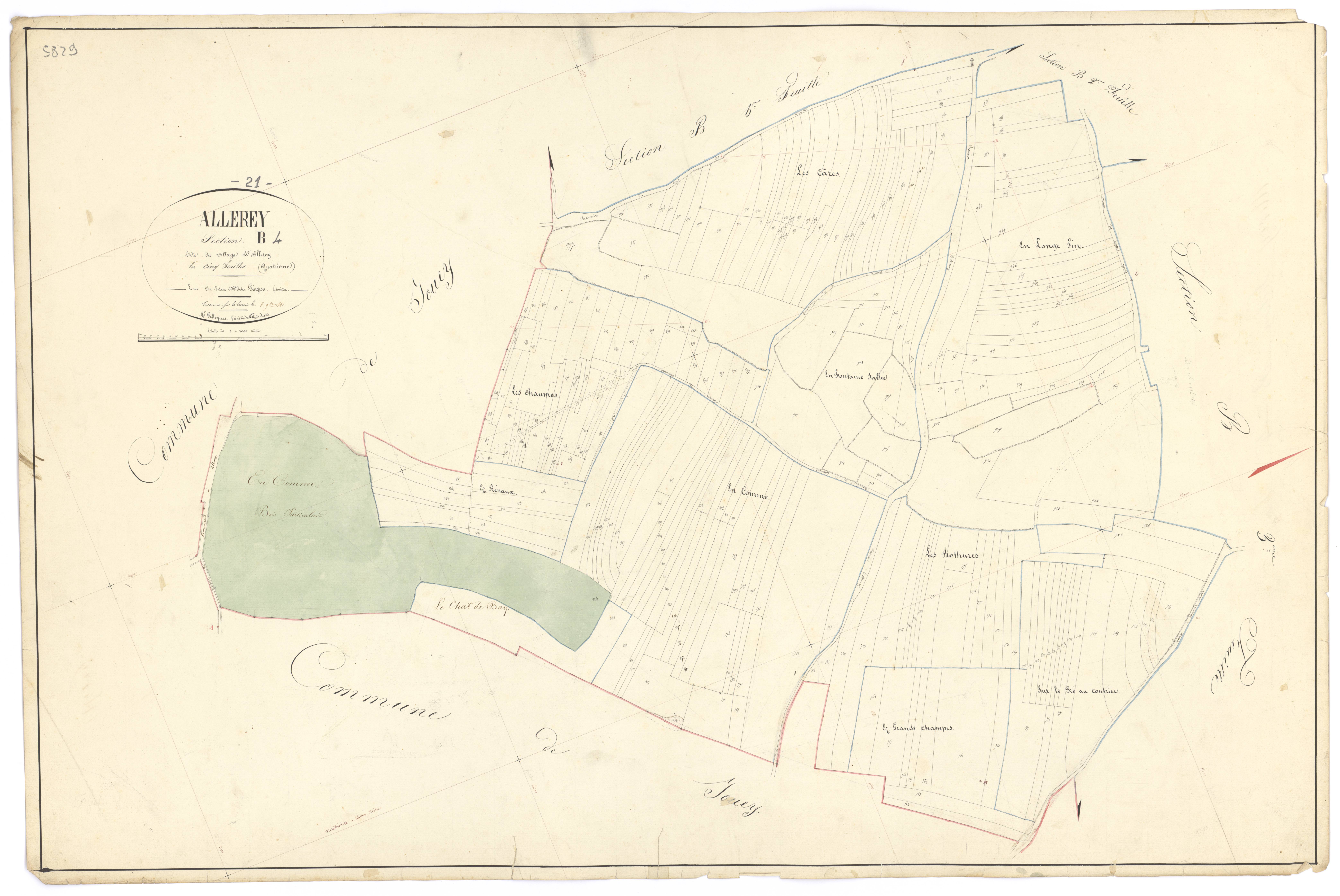 Allerey - Section B4 - 3 P PLAN 12/11