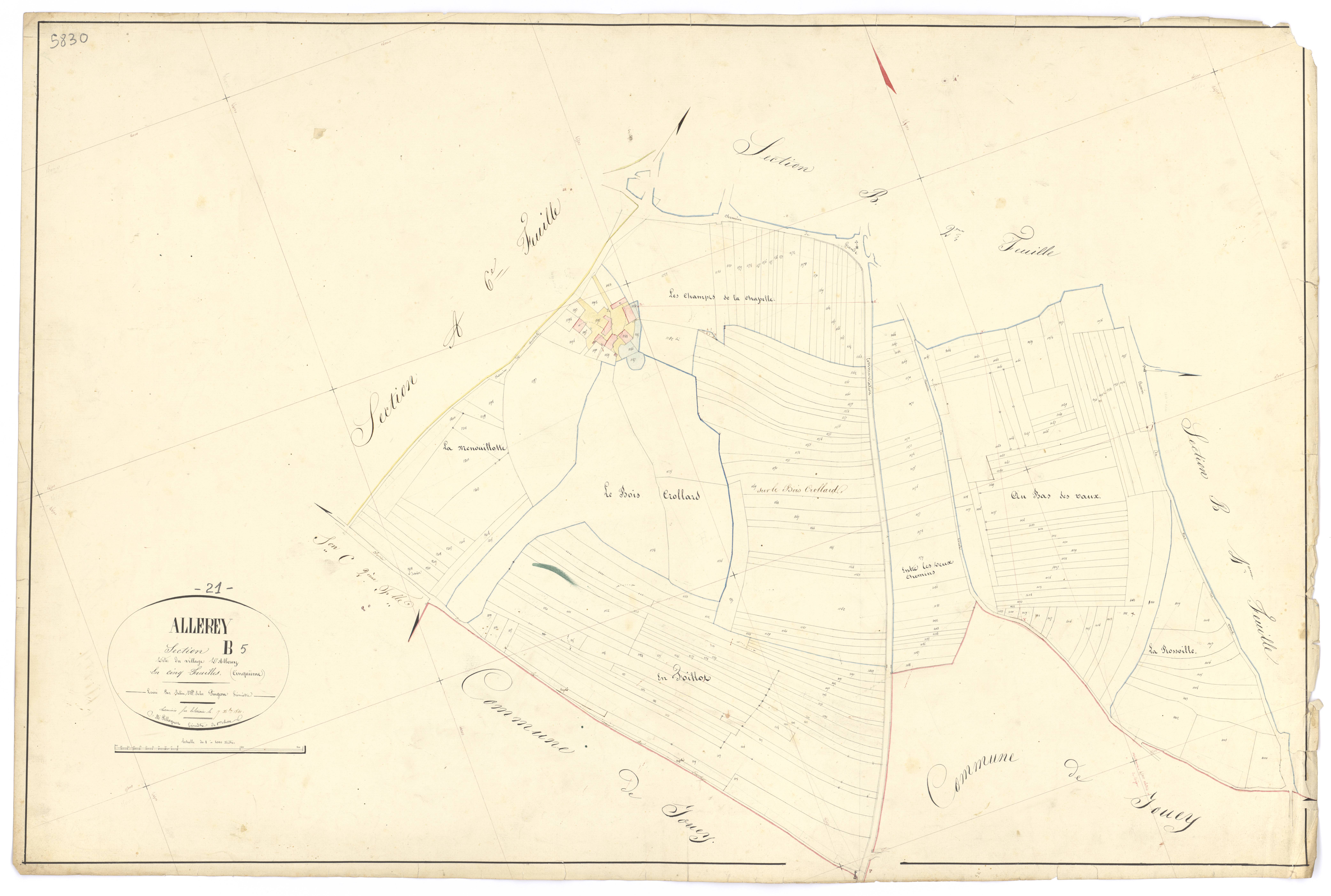 Allerey - Section B5 - 3 P PLAN 12/12