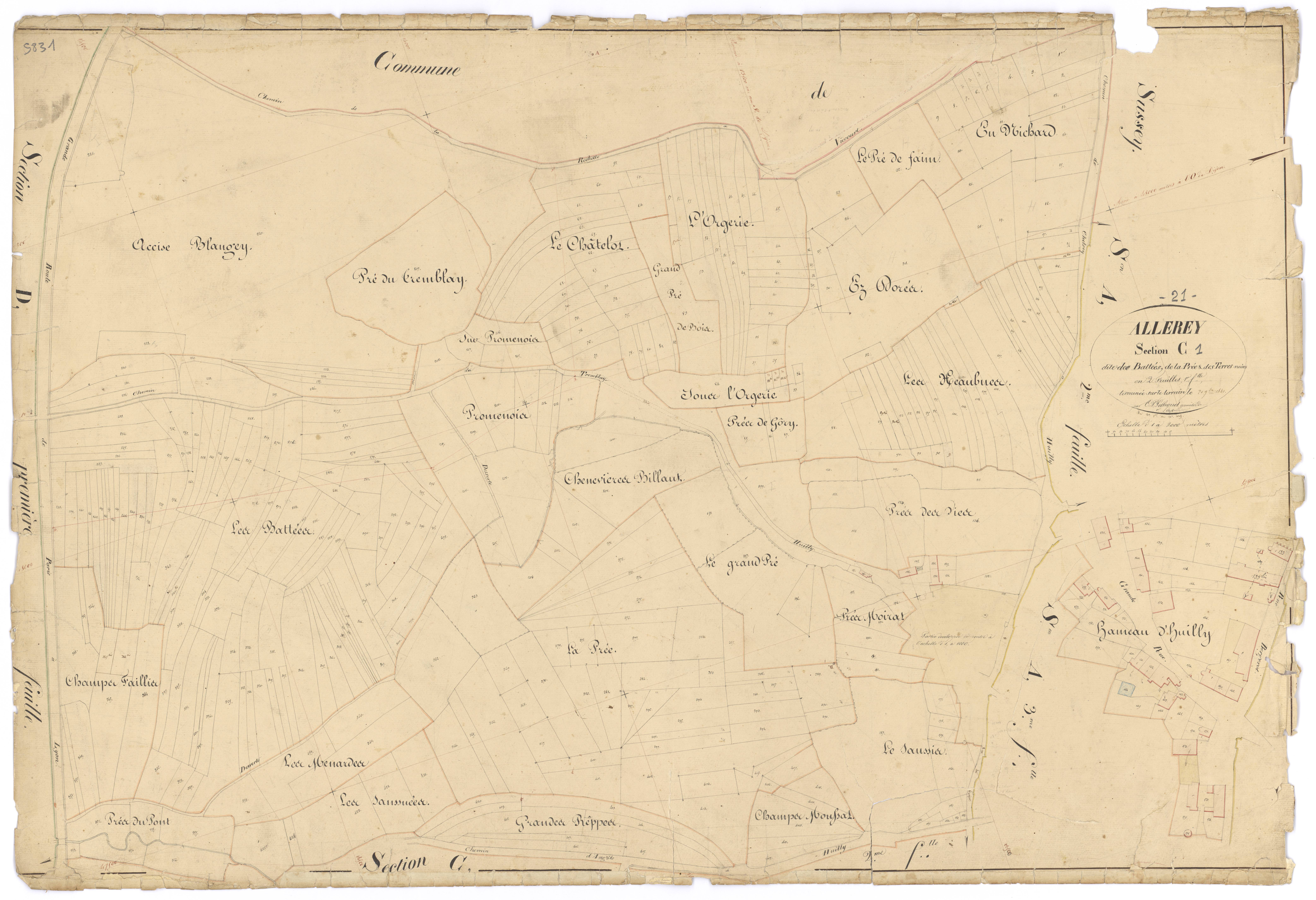 Allerey - Section C1 - 3 P PLAN 12/13