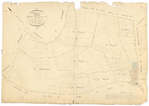 Aloxe-Corton - Section E - 3 P PLAN 13/6