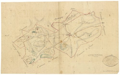 Ampilly-les-Bordes - Tableau d'assemblage - 3 P PLAN 14/1