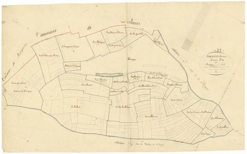 Ampilly-les-Bordes - Section F - 3 P PLAN 14/8