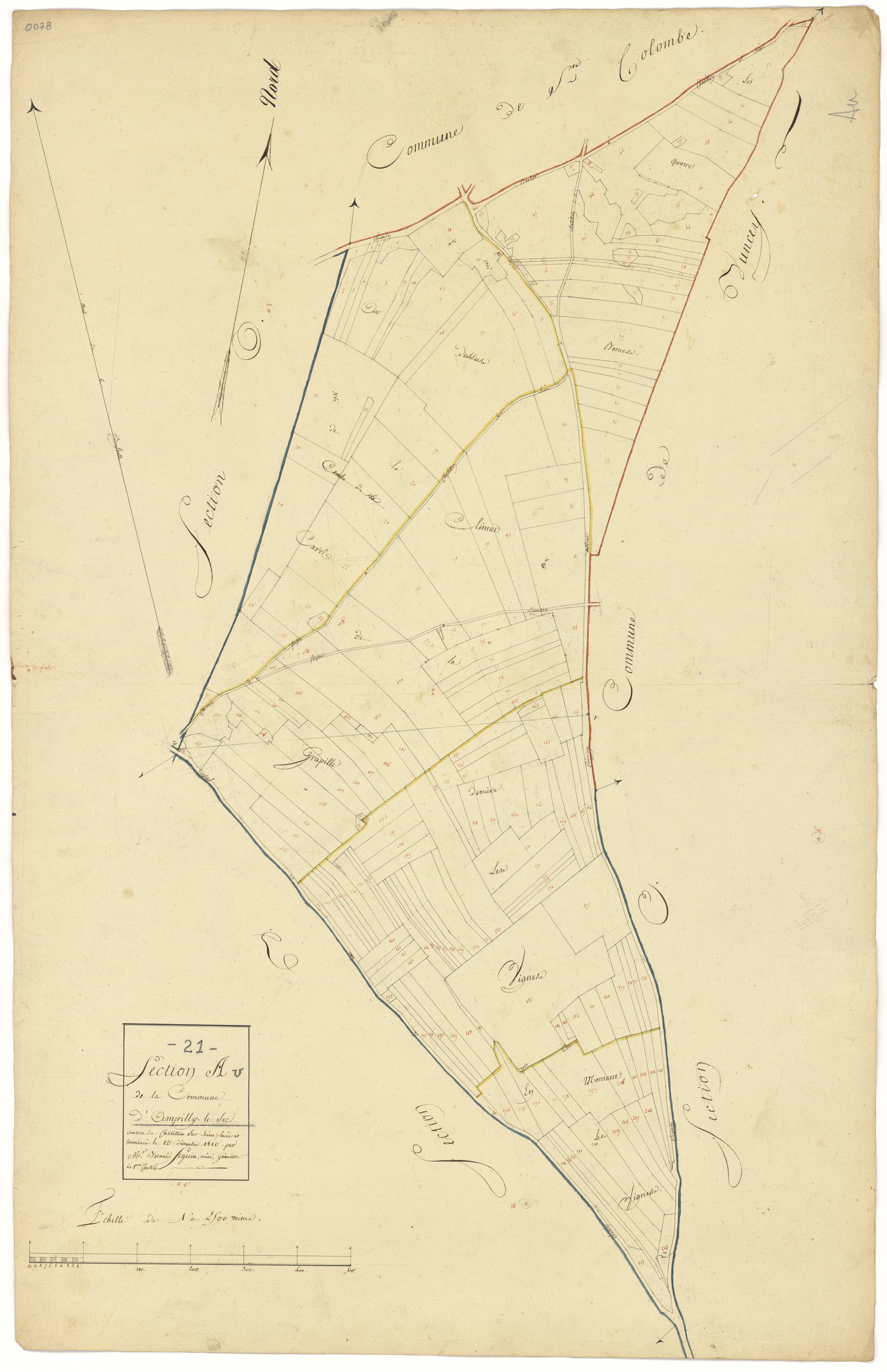 Ampilly-le-Sec - Section A - 3 P PLAN 15/2