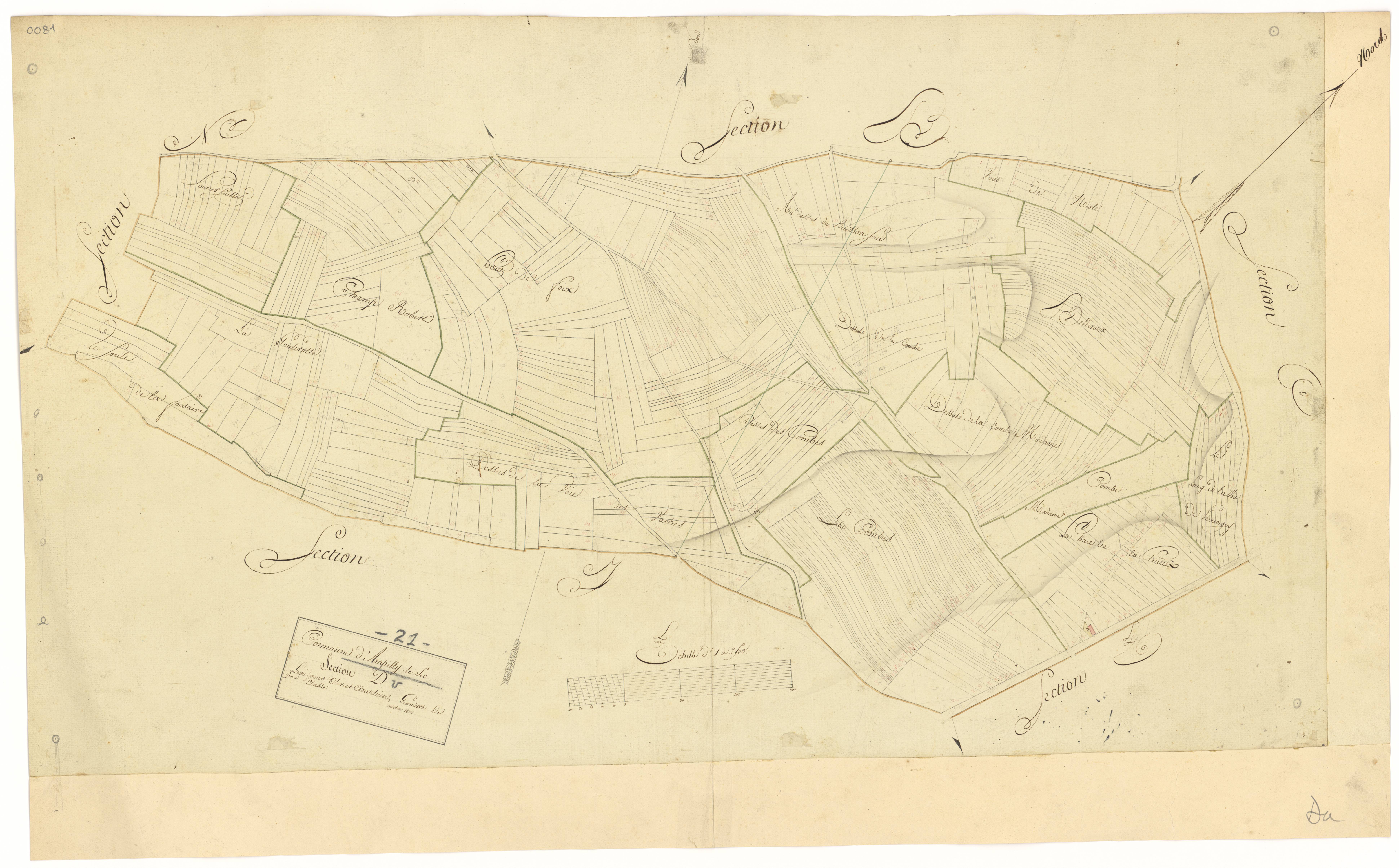 Ampilly-le-Sec - Section D - 3 P PLAN 15/5
