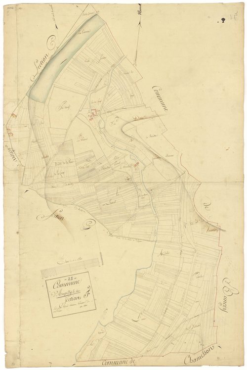 Ampilly-le-Sec - Section F - 3 P PLAN 15/6