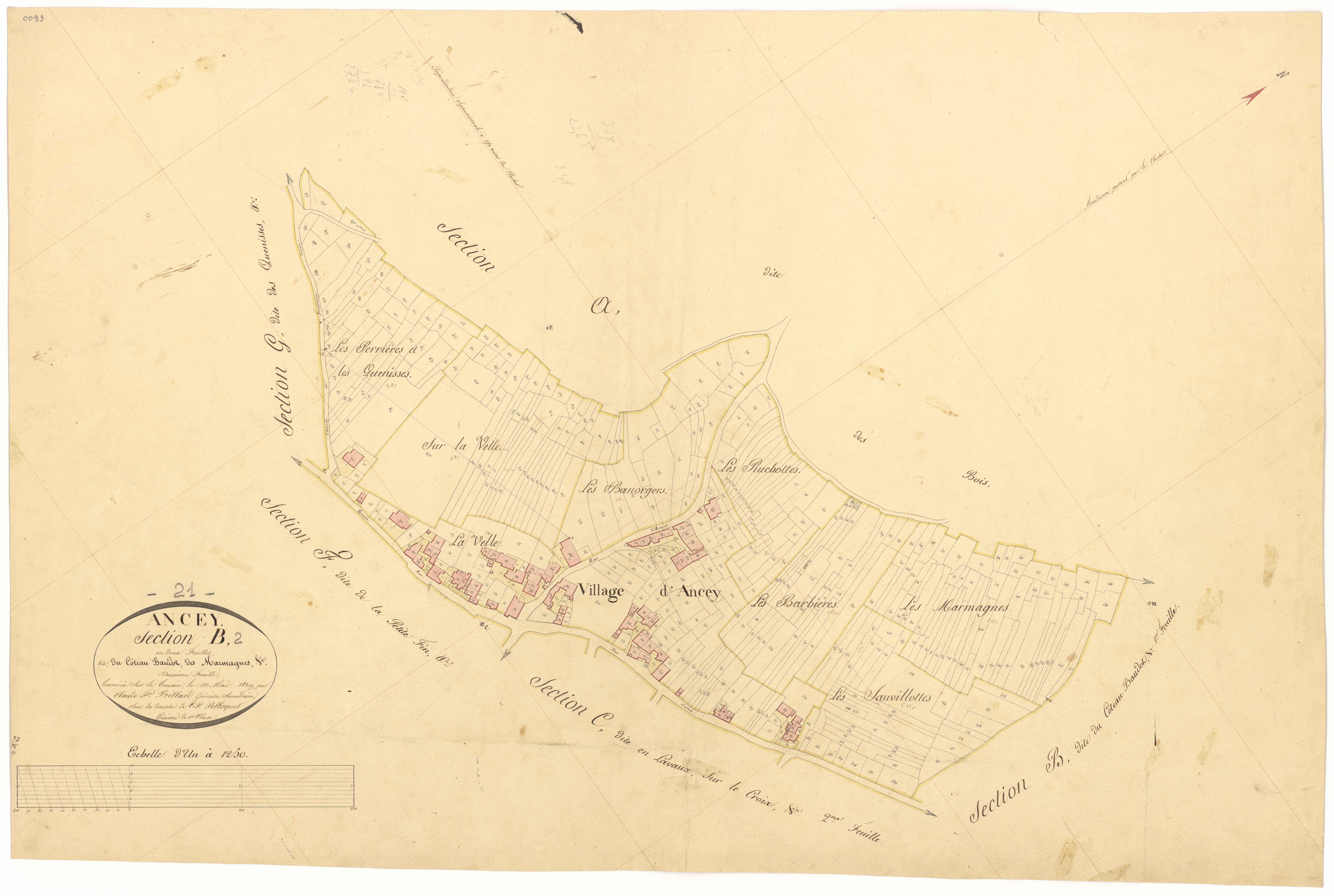 Ancey - Section B2 - 3 P PLAN 16/4