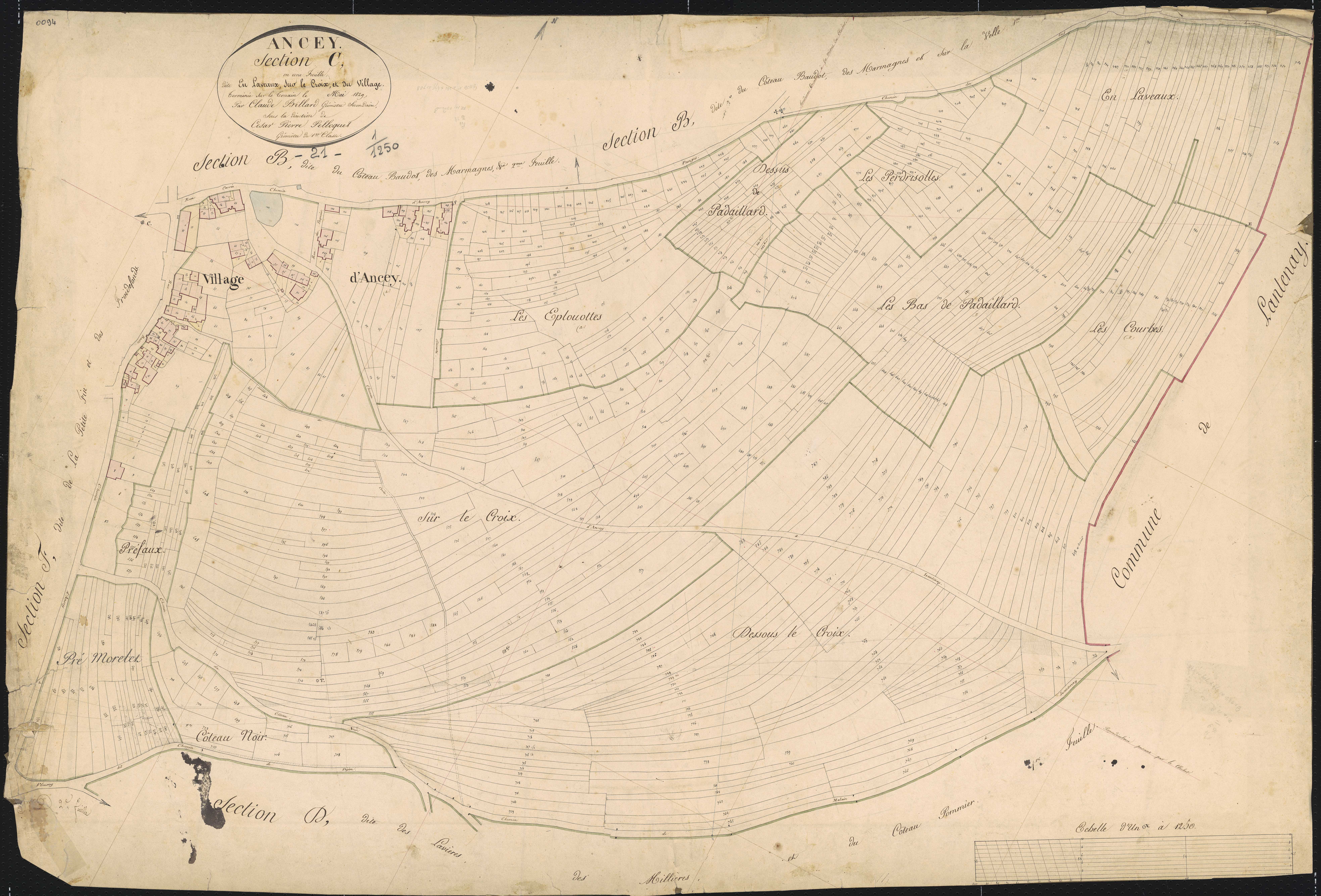 Ancey - Section C - 3 P PLAN 16/5