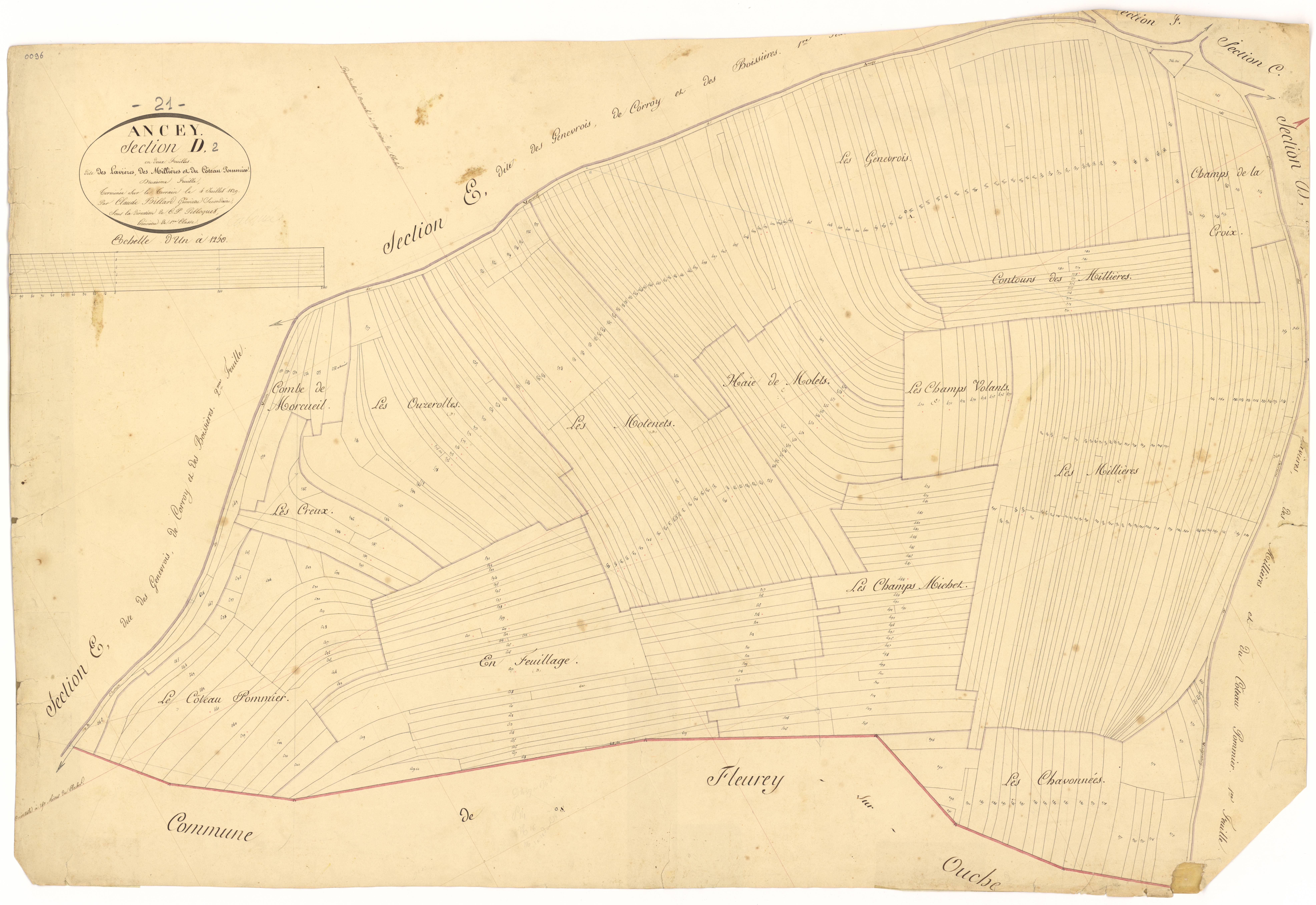 Ancey - Section D2 - 3 P PLAN 16/7