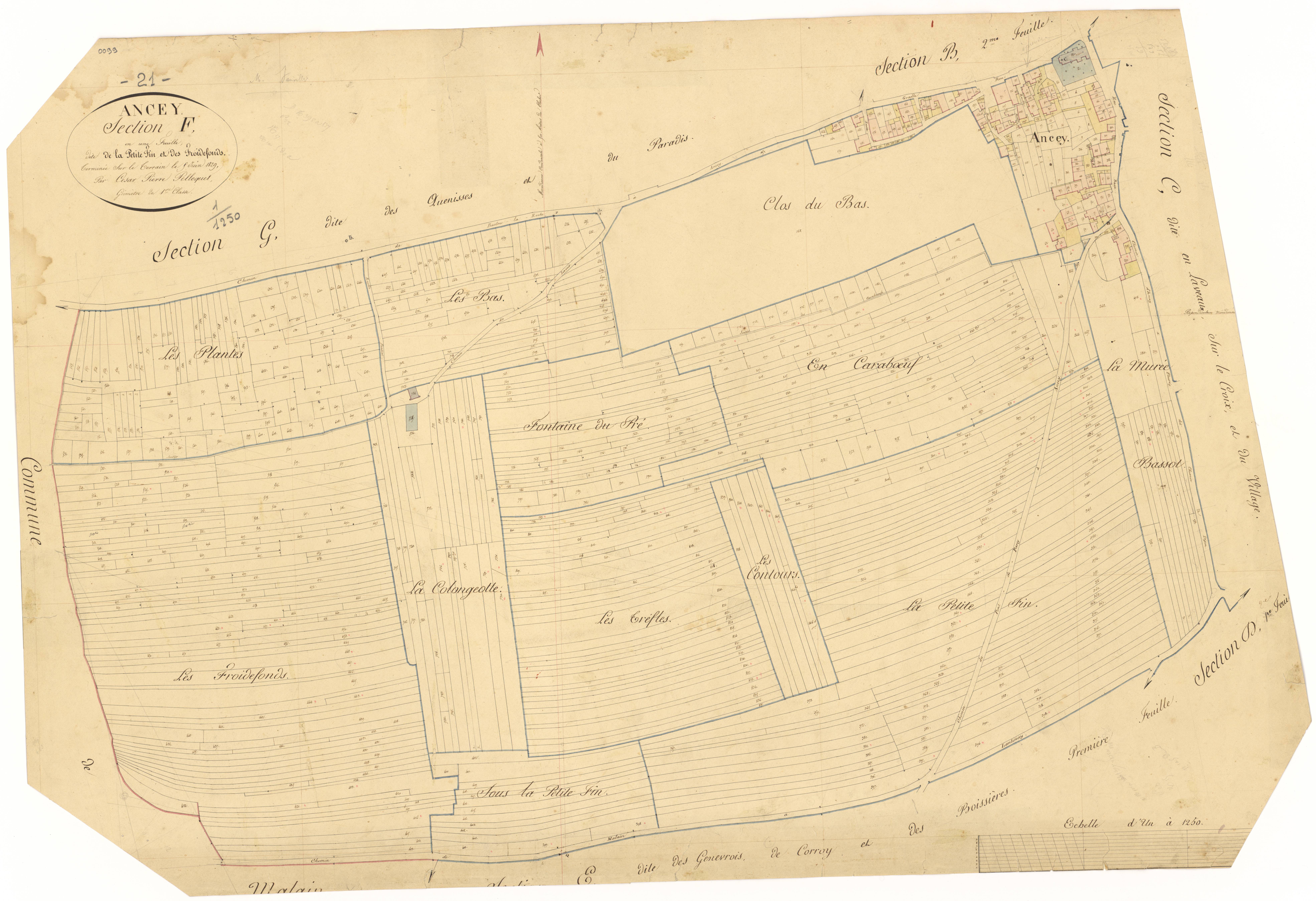 Ancey - Section F - 3 P PLAN 16/10