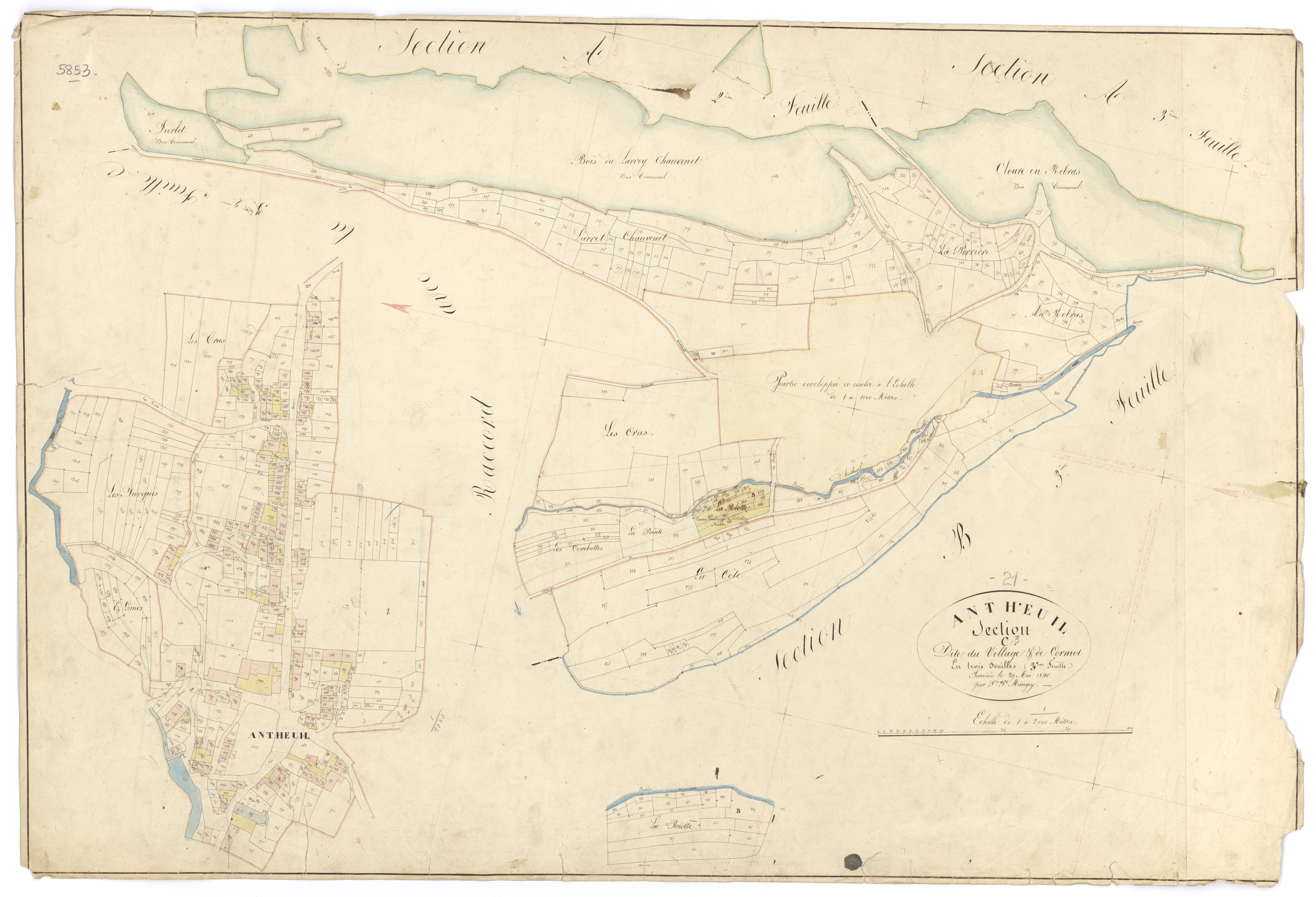 Antheuil - Section C3 - 3 P PLAN 17/10