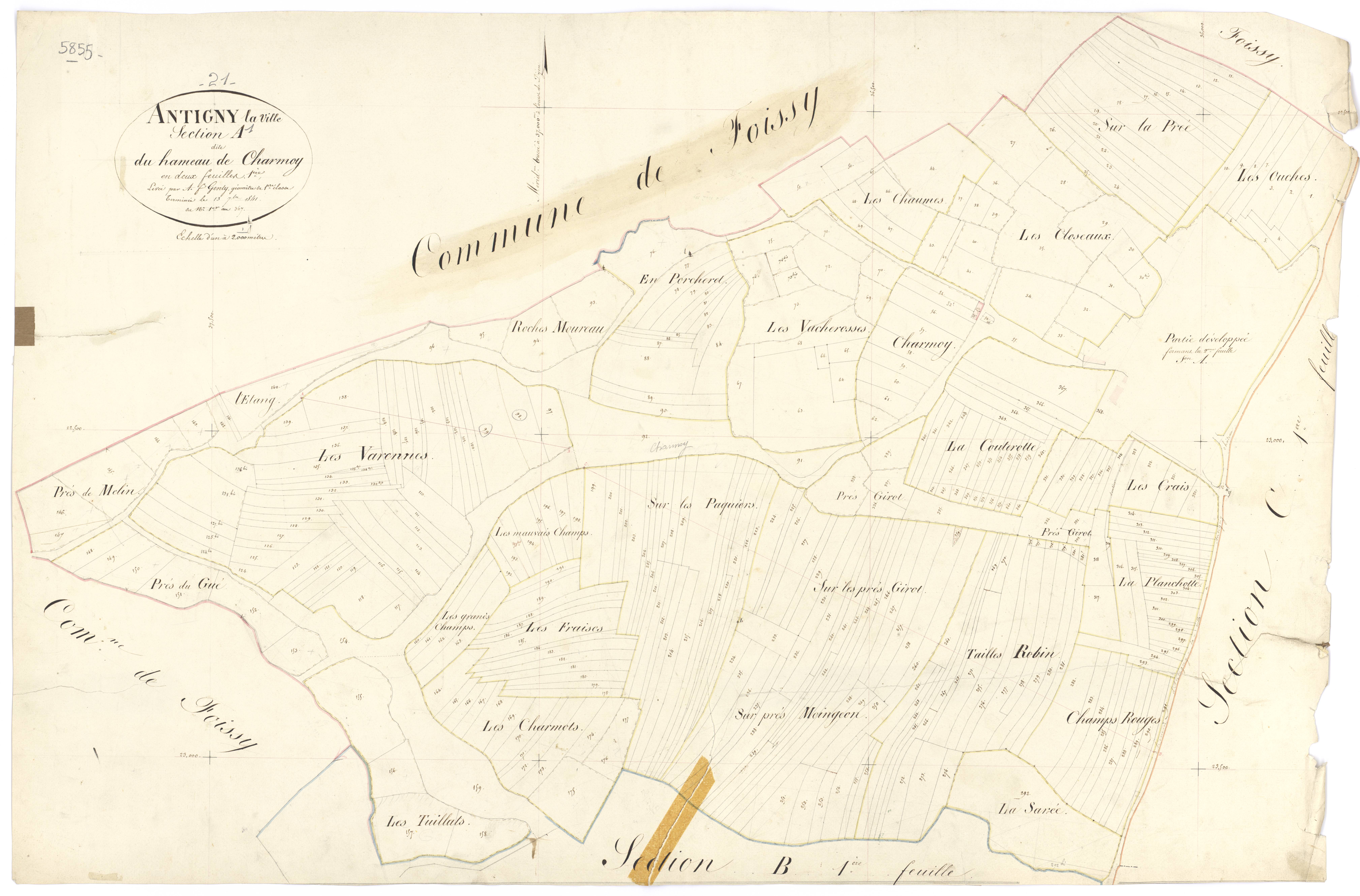 Antigny-la-Ville - Section A1 - 3 P PLAN 18/2