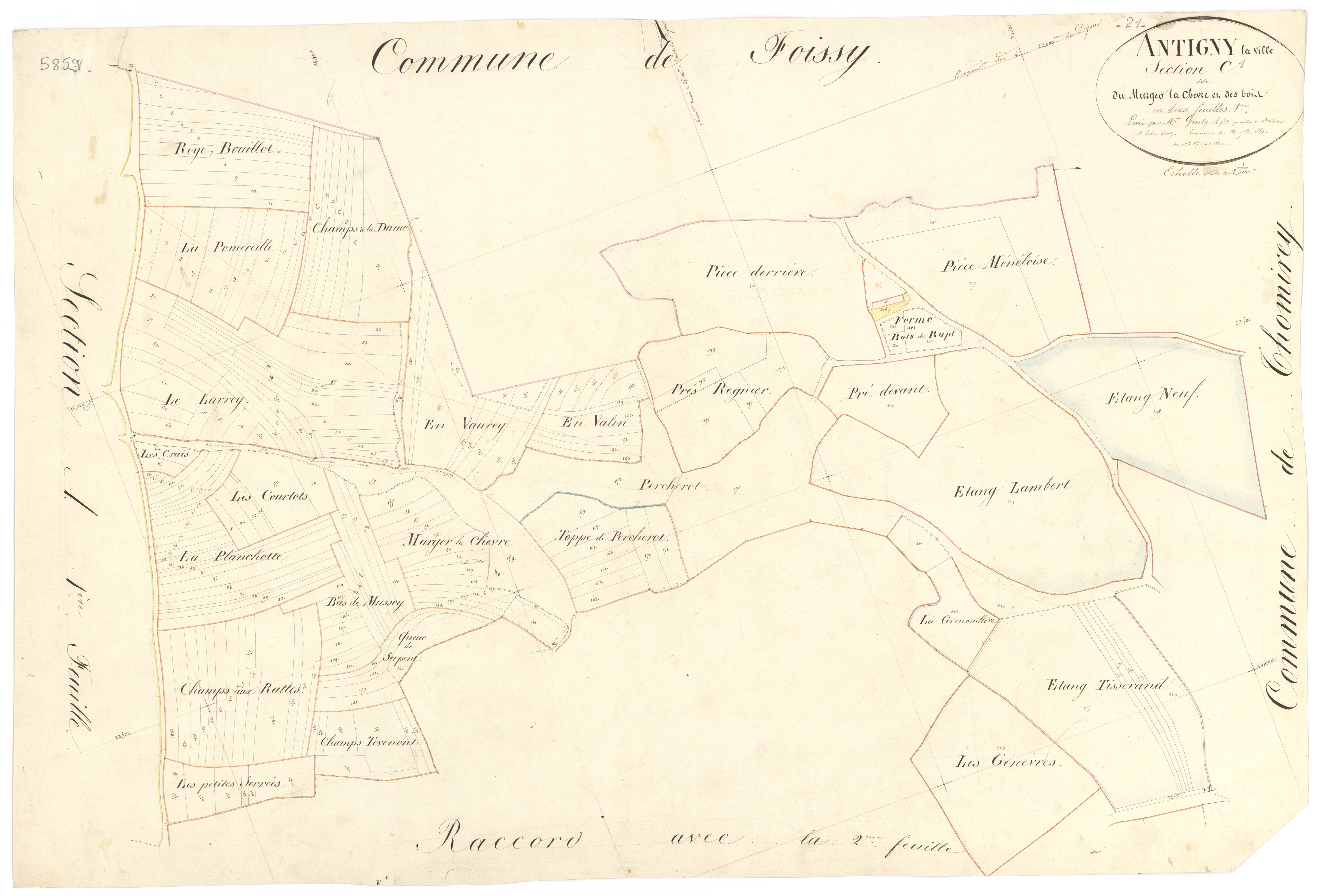 Antigny-la-Ville - Section C1 - 3 P PLAN 18/6