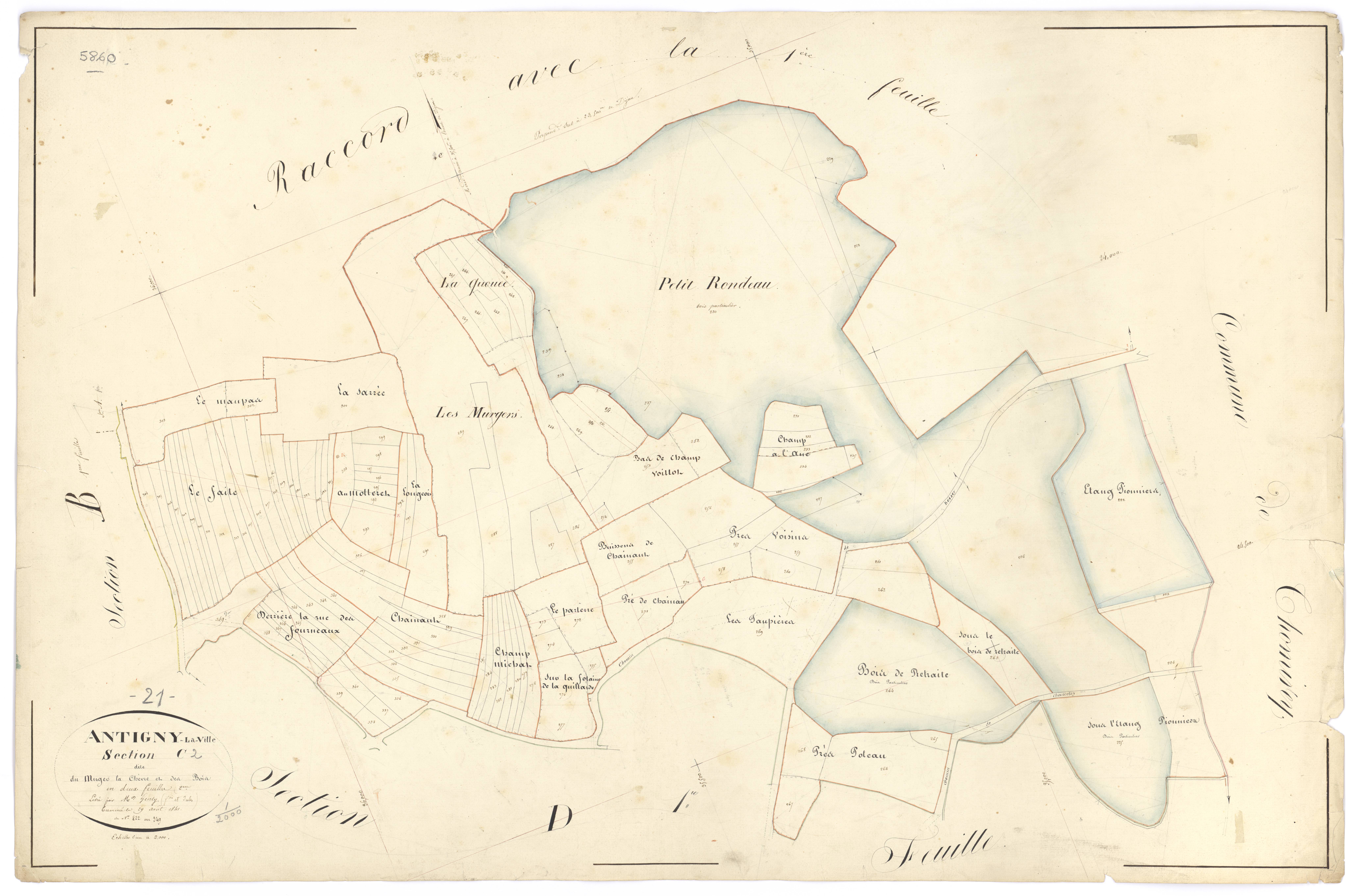 Antigny-la-Ville - Section C2 - 3 P PLAN 18/7
