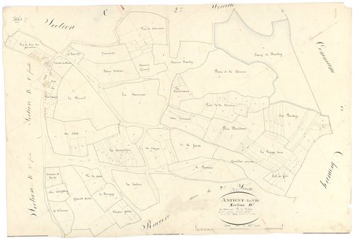 Antigny-la-Ville - Section D1 - 3 P PLAN 18/8