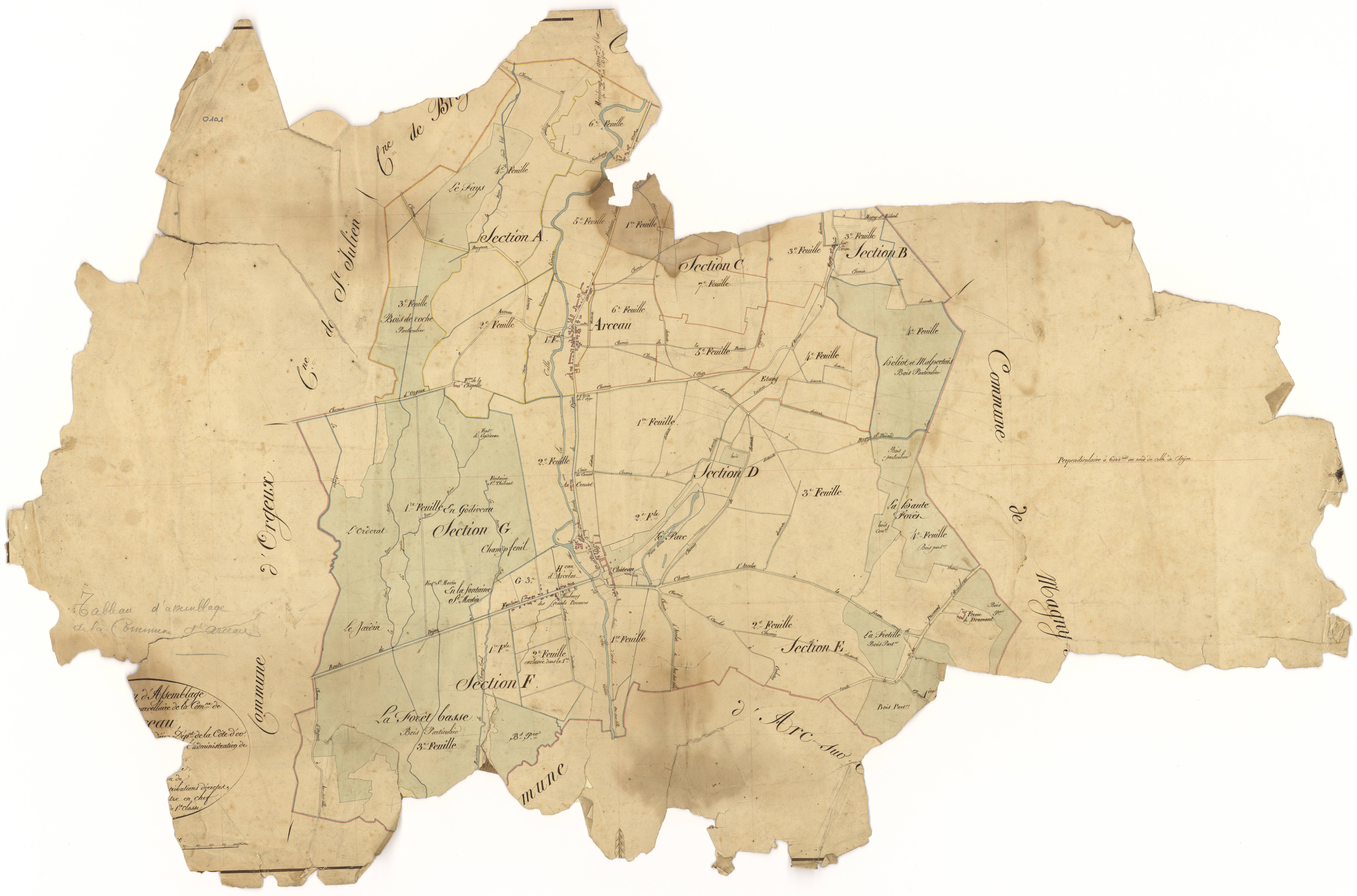 Arceau - Tableau d'assemblage - 3 P PLAN 19/1