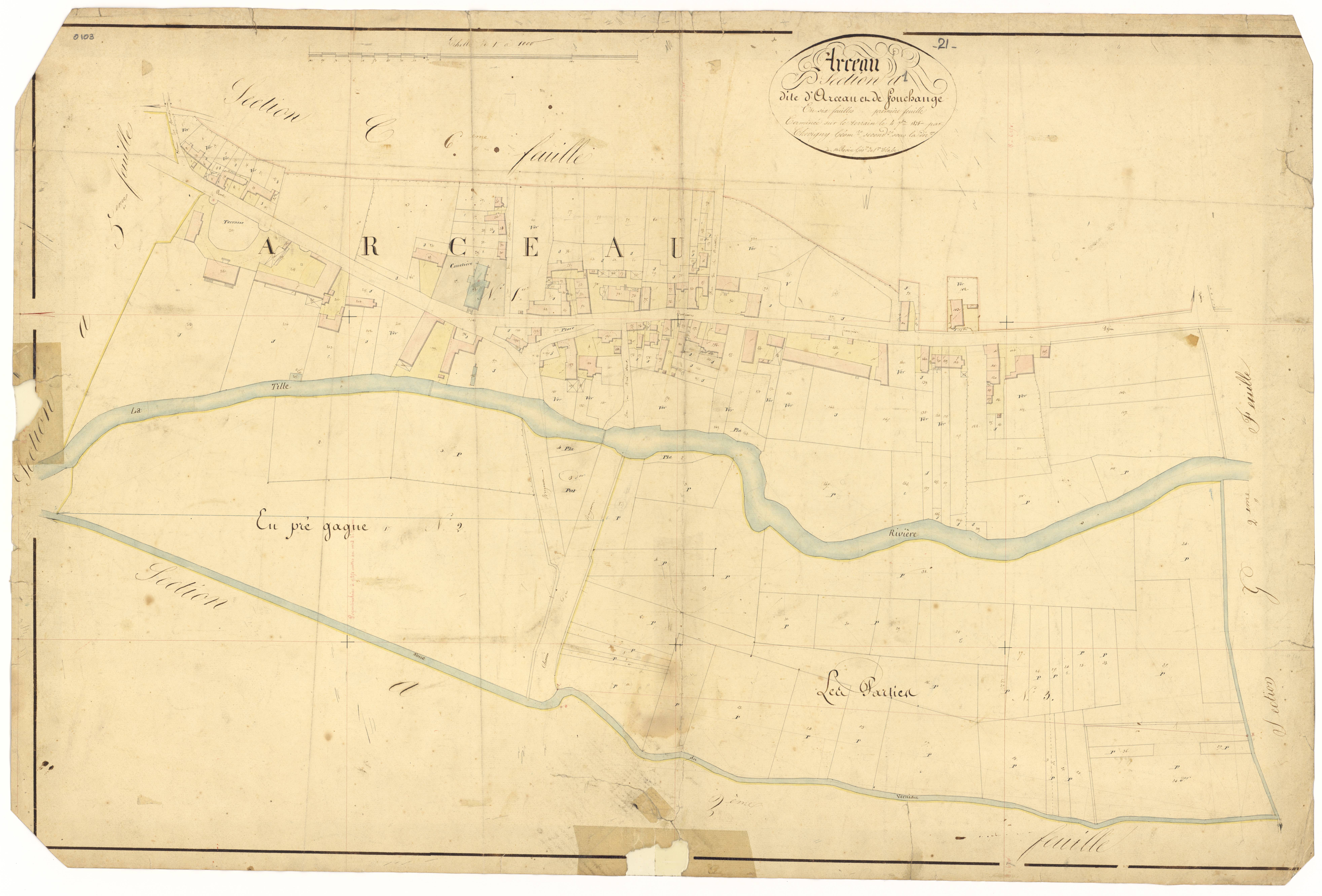 Arceau - Section A1 - 3 P PLAN 19/3