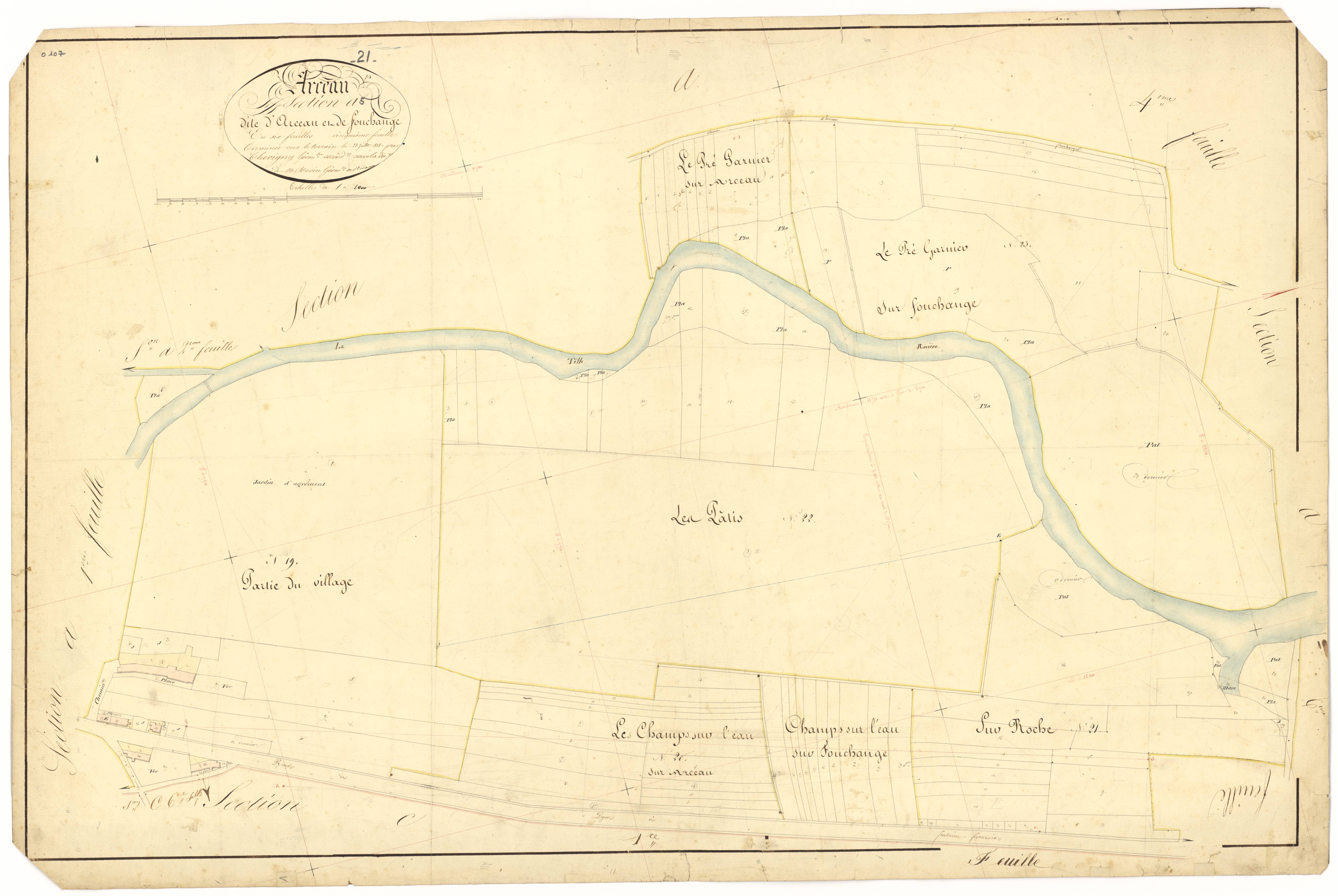 Arceau - Section A5 - 3 P PLAN 19/7