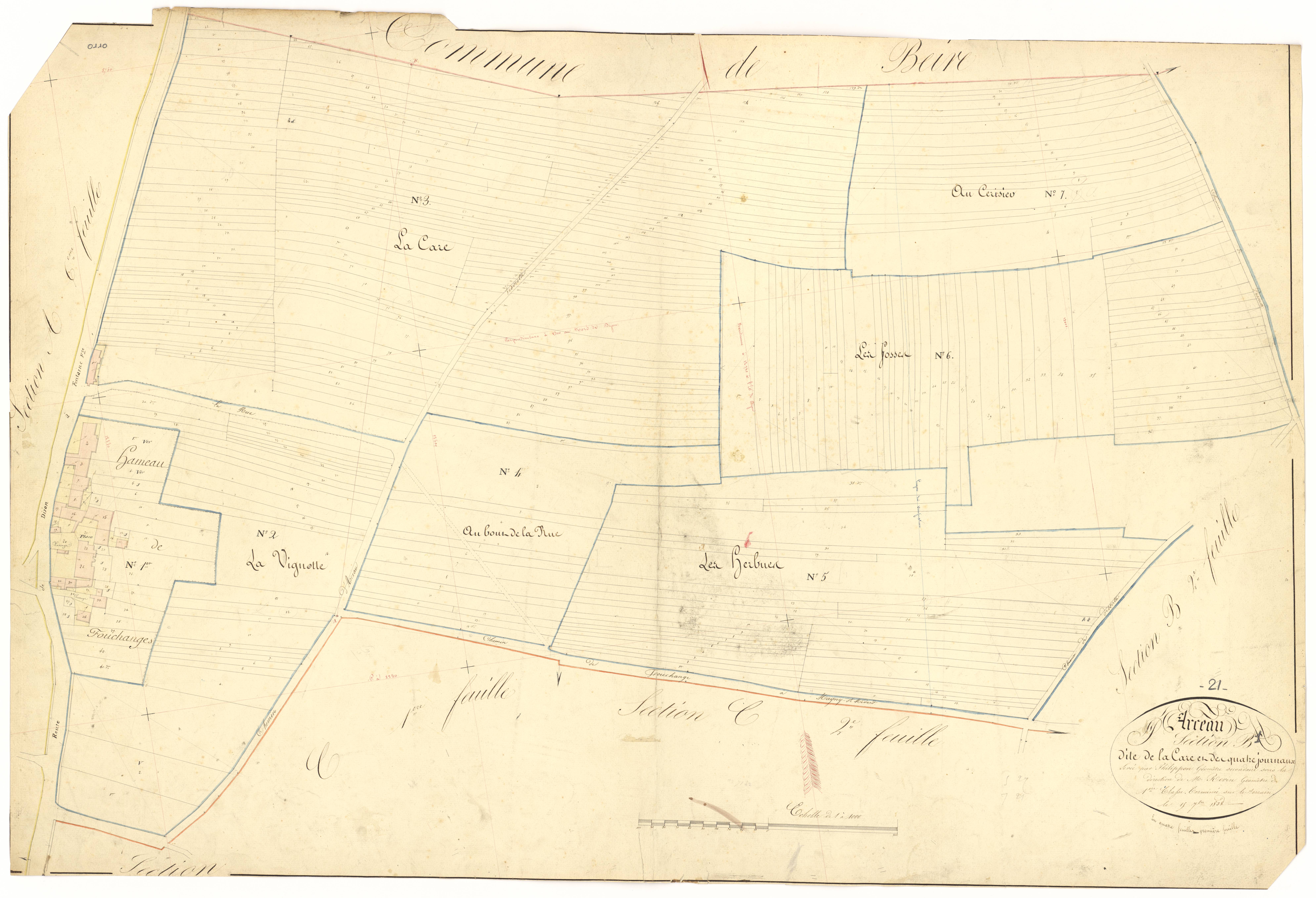 Arceau - Section B1 - 3 P PLAN 19/10