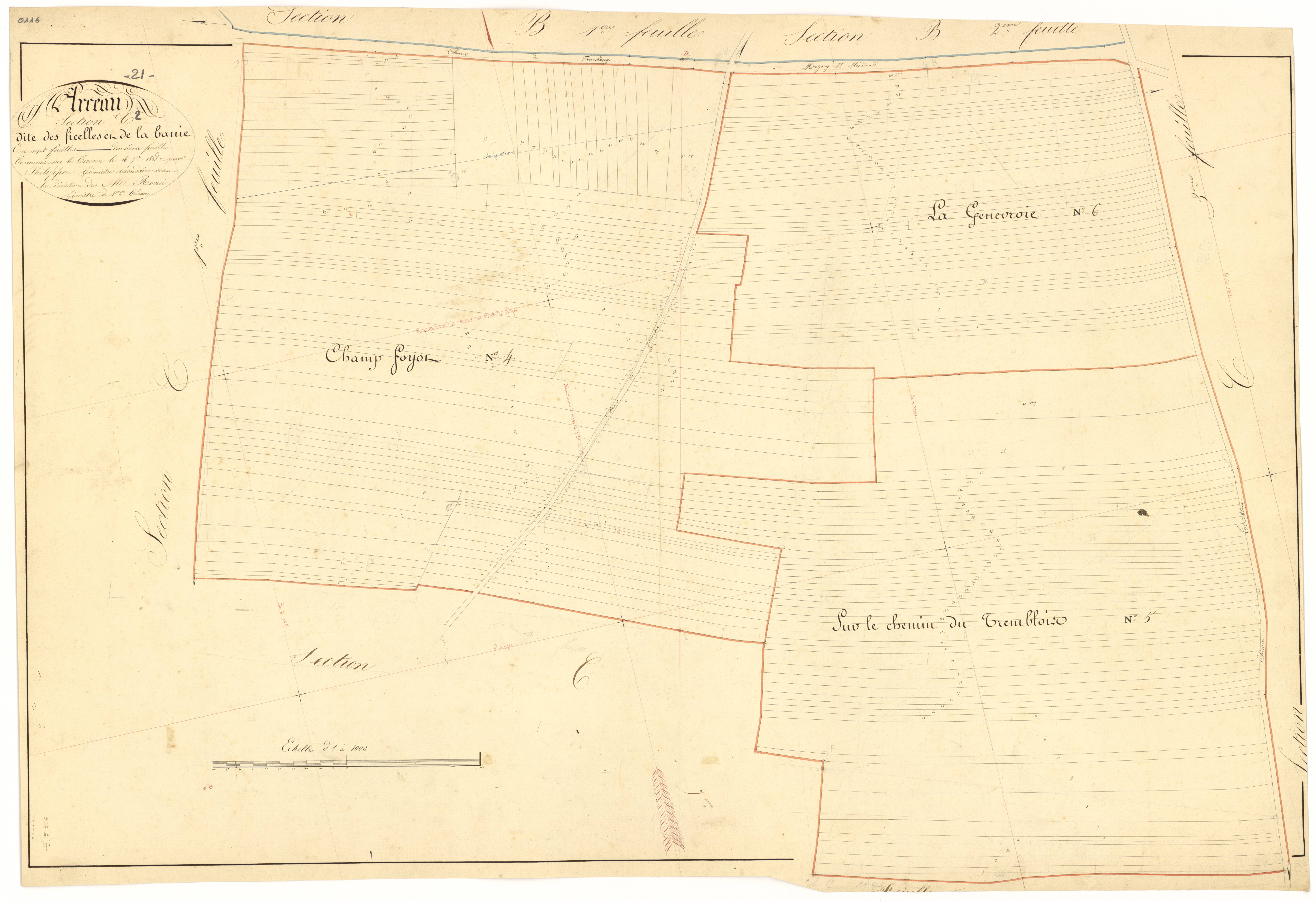 Arceau - Section C2 - 3 P PLAN 19/16