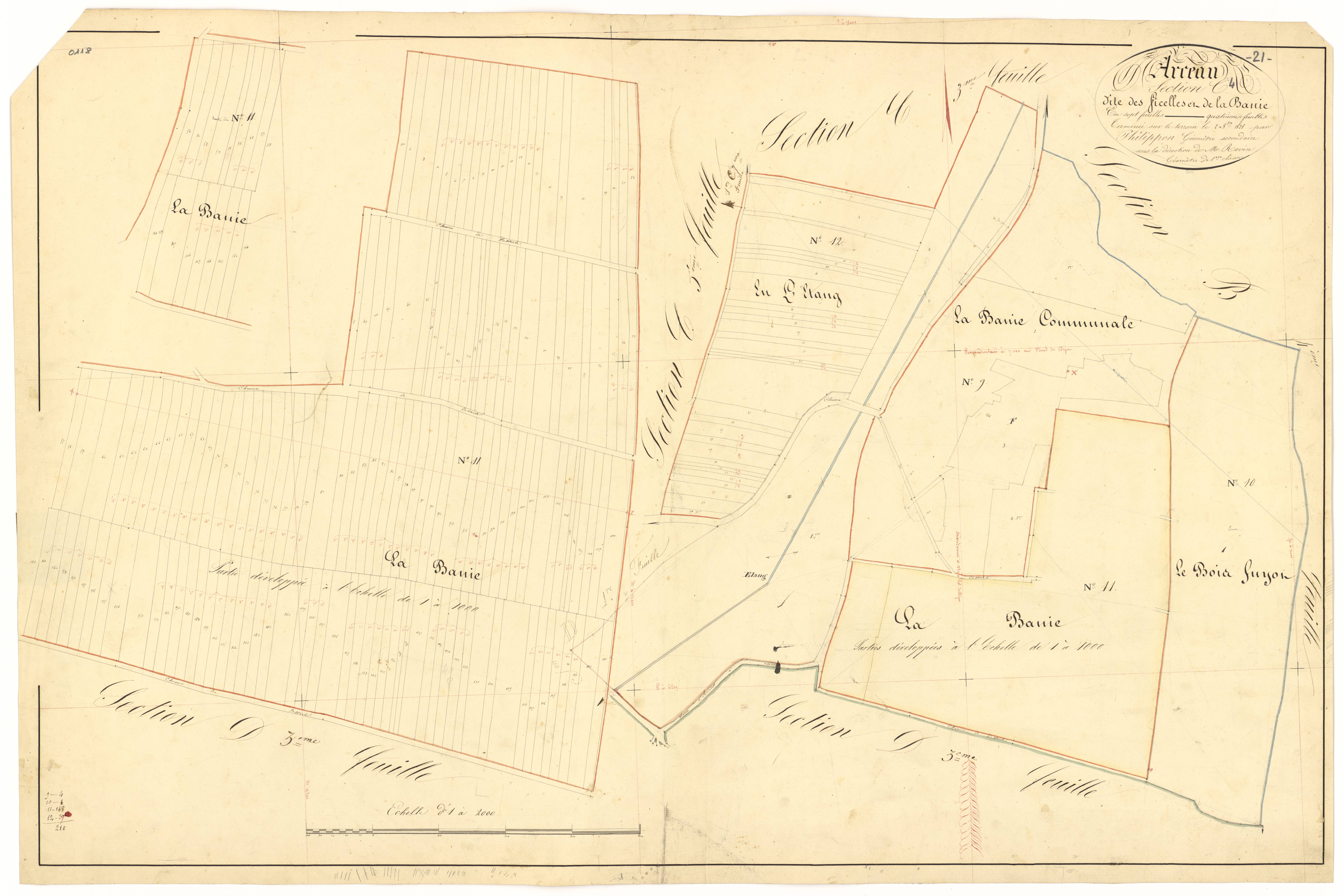 Arceau - Section C4 - 3 P PLAN 19/18