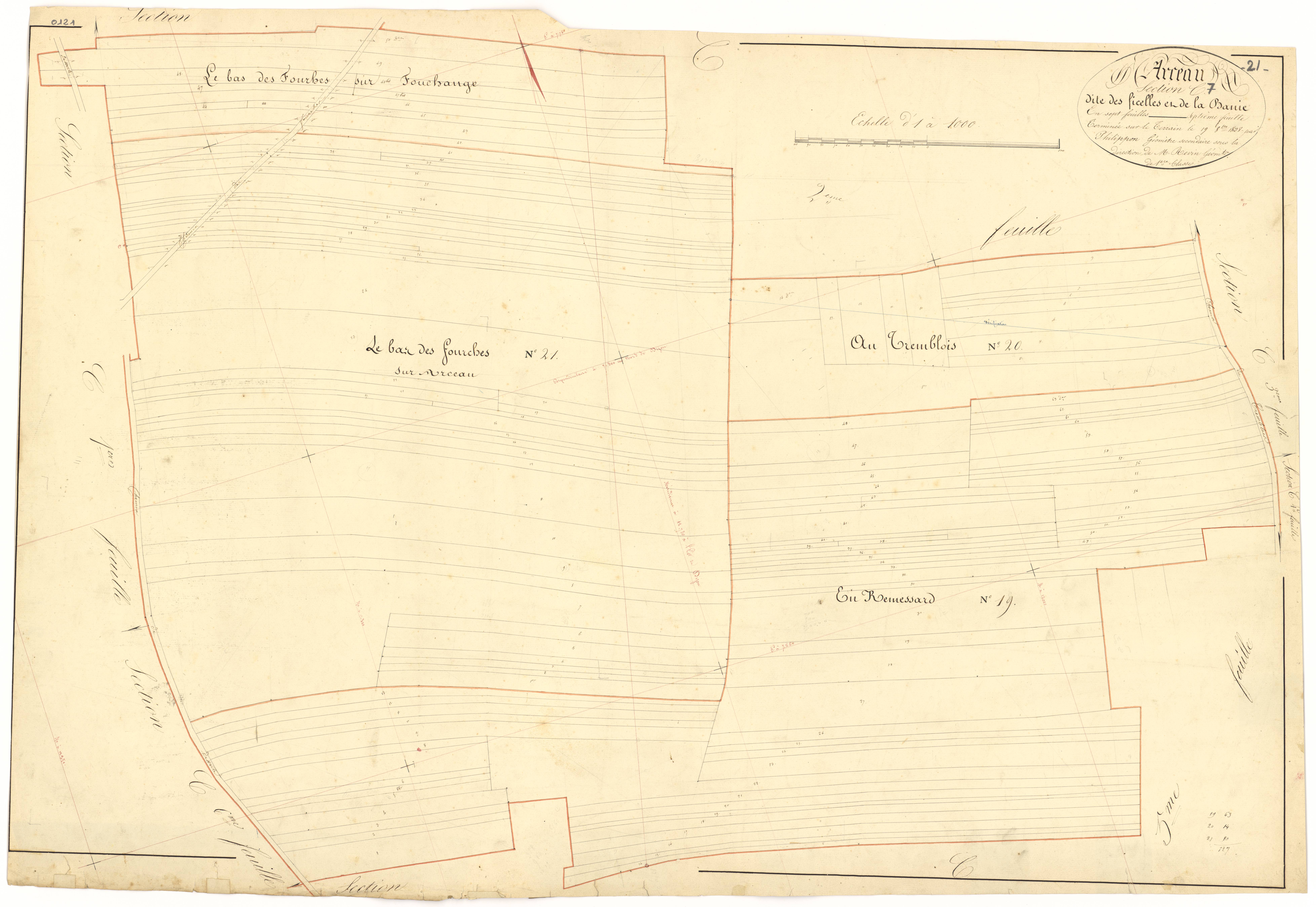Arceau - Section C7 - 3 P PLAN 19/21