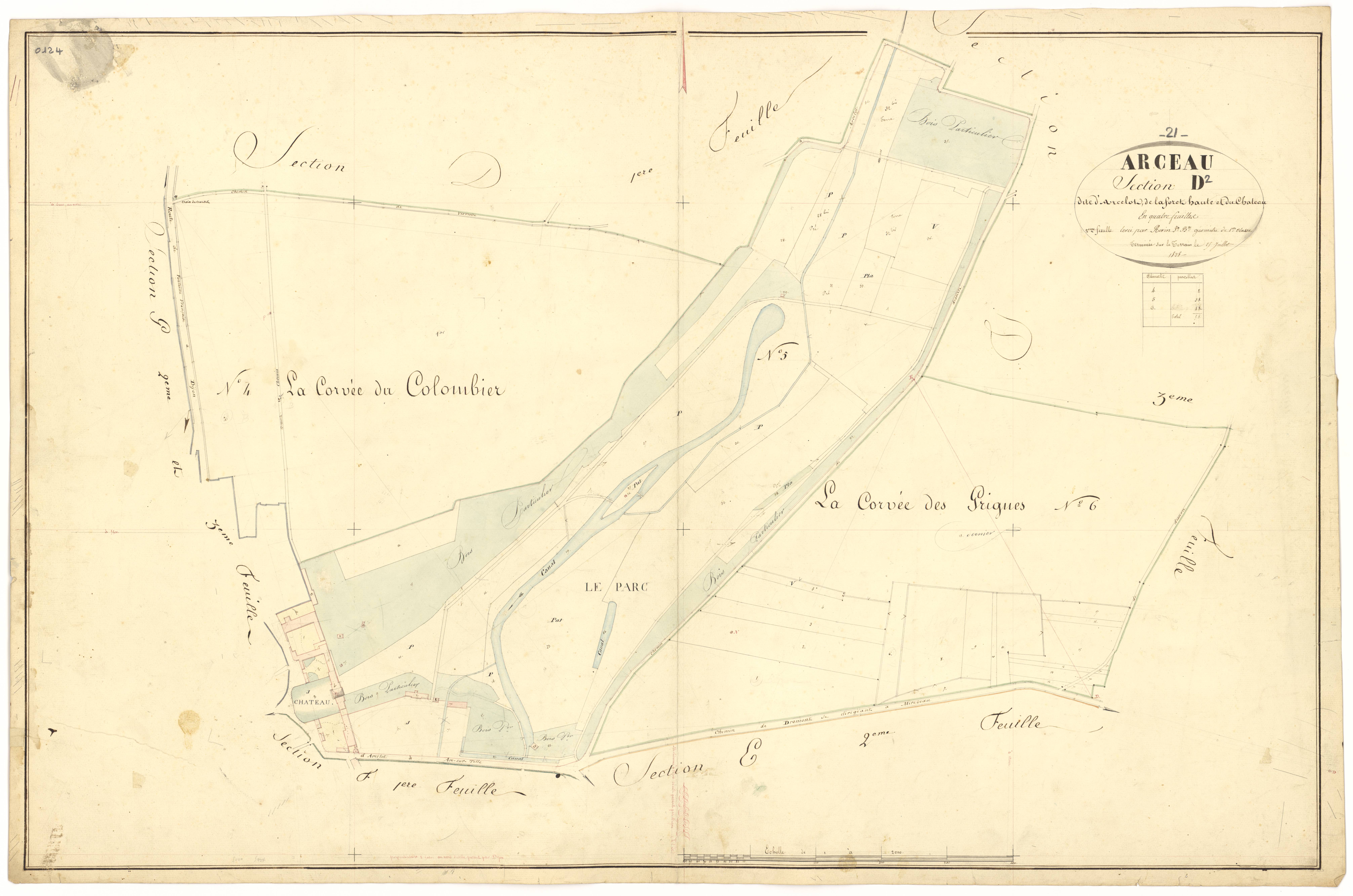 Arceau - Section D2 - 3 P PLAN 19/24