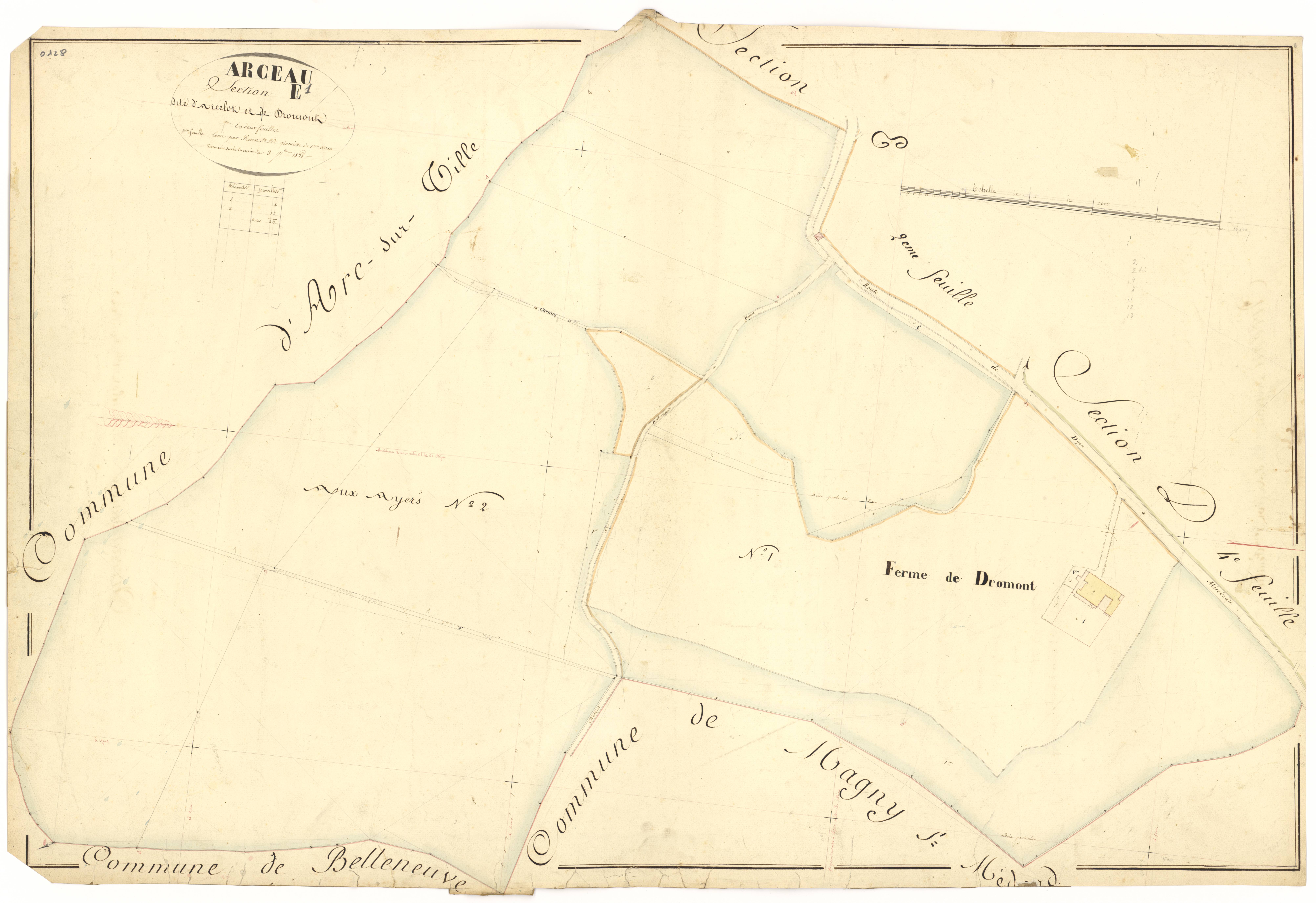 Arceau - Section E1 - 3 P PLAN 19/28