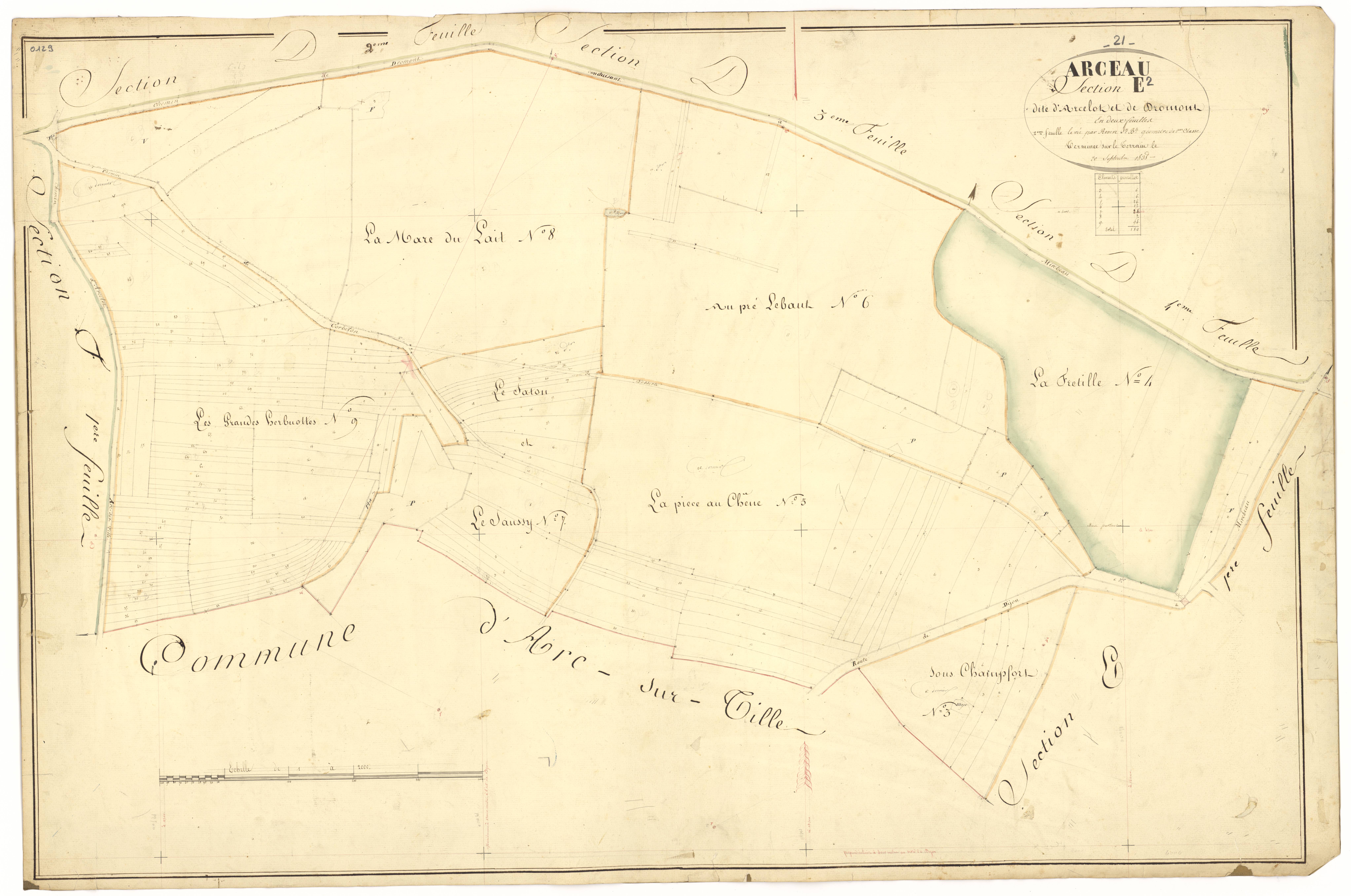 Arceau - Section E2 - 3 P PLAN 19/29