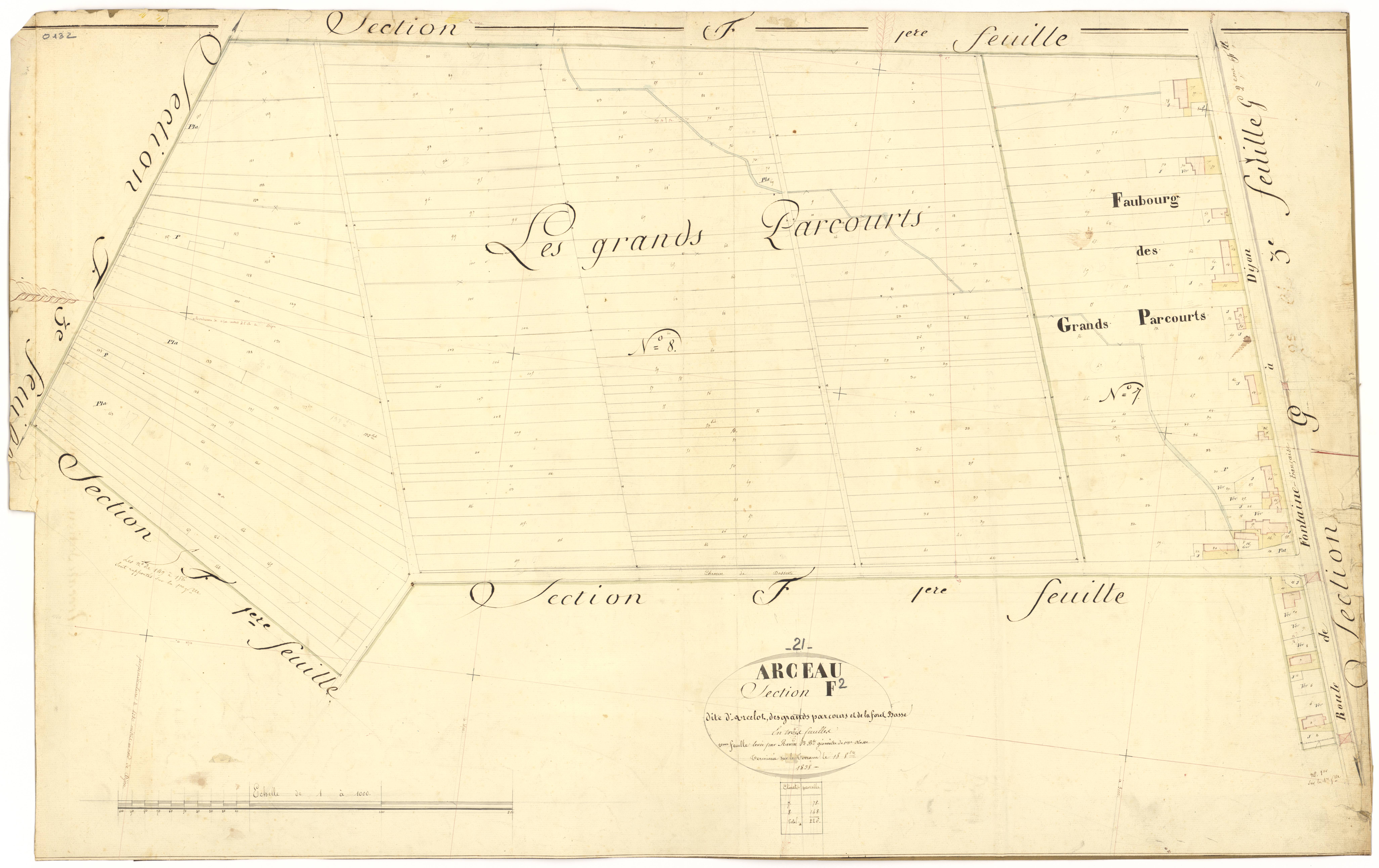 Arceau - Section F2 - 3 P PLAN 19/32