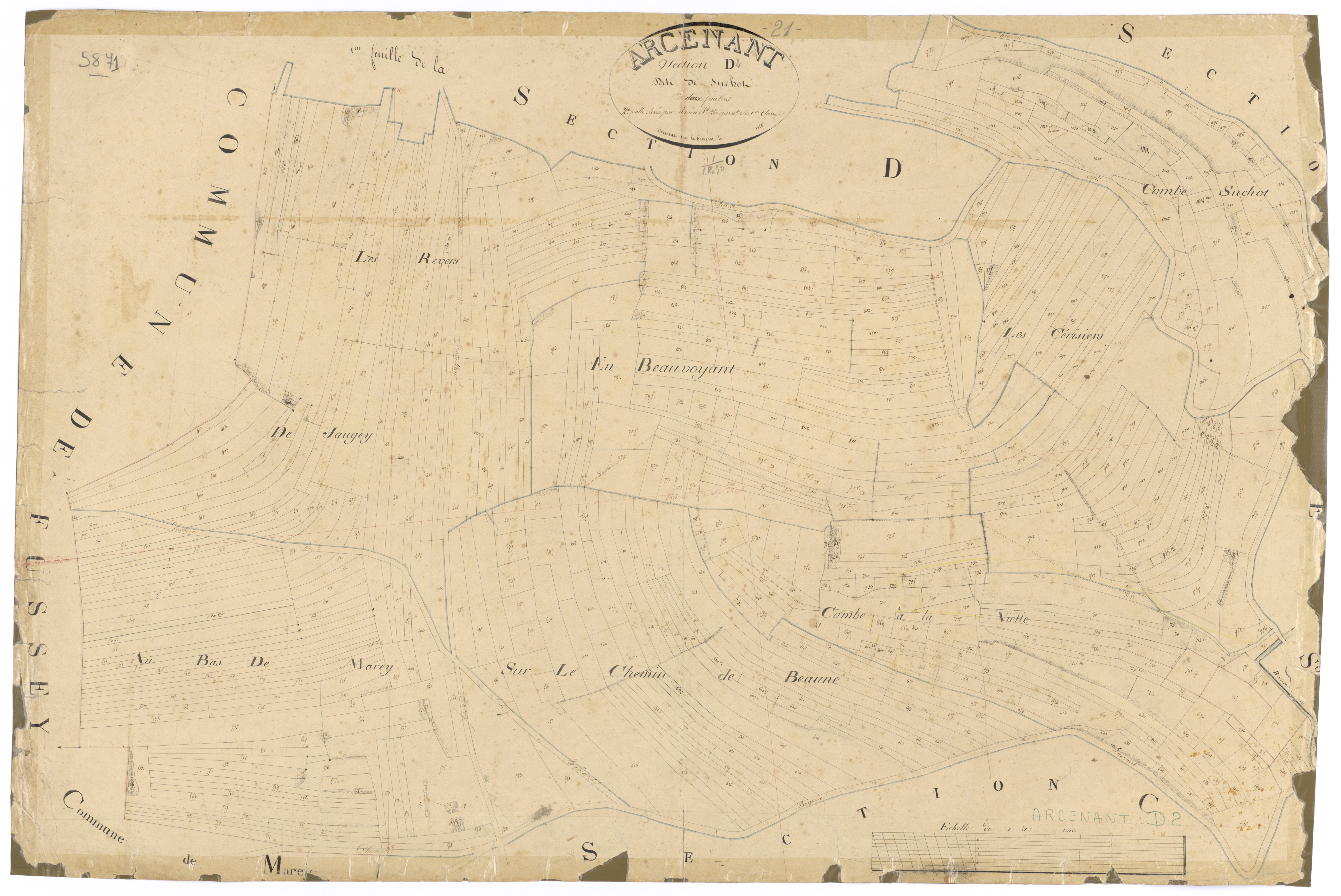 Arcenant - Section D2 - 3 P PLAN 20/9
