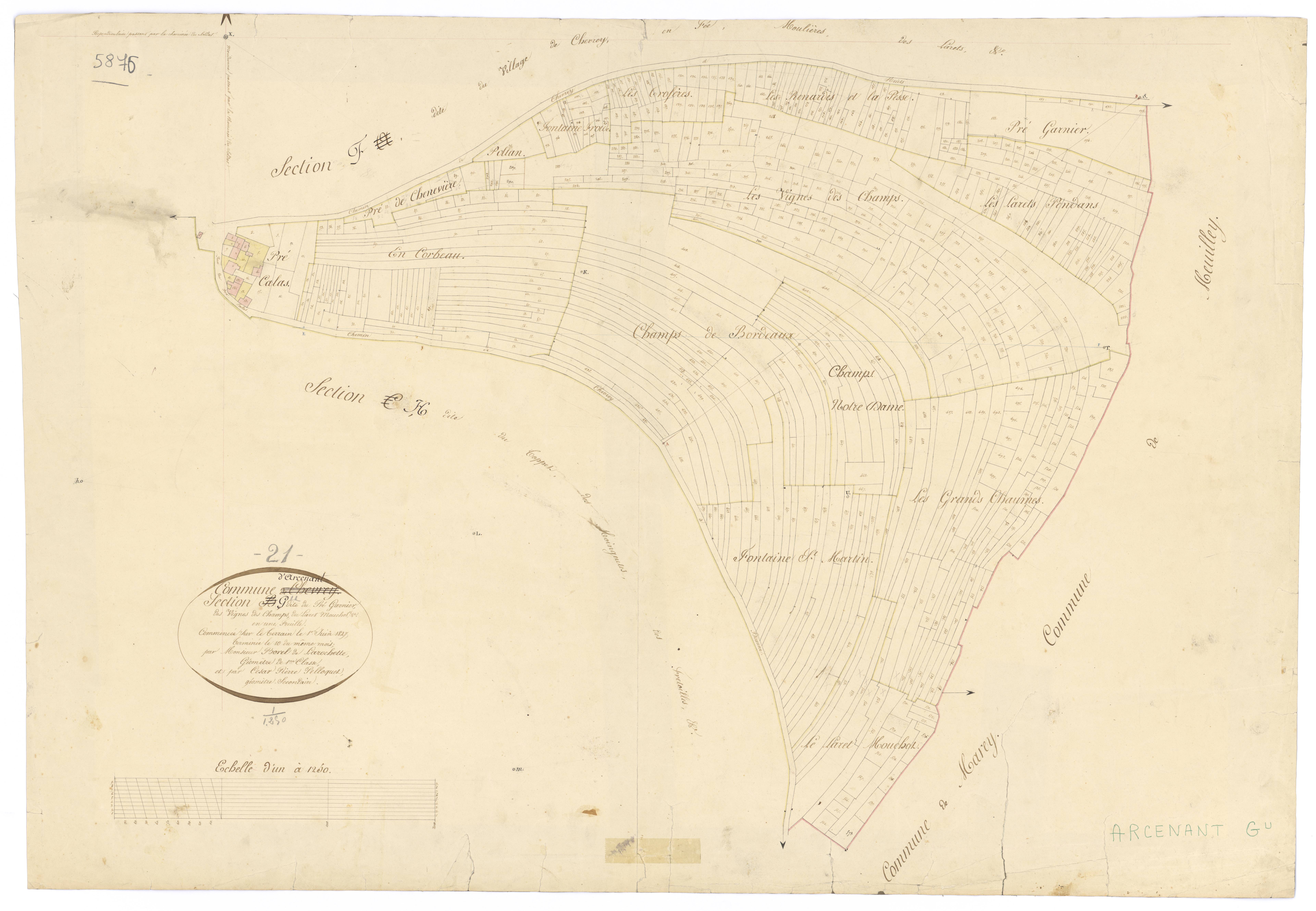 Arcenant - Section G - 3 P PLAN 20/14