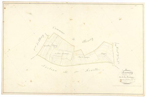 Arconcey - Section A4 - 3 P PLAN 23/5