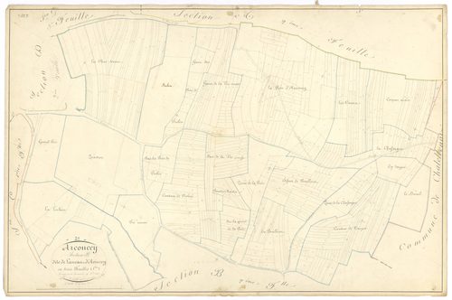 Arconcey - Section B1 - 3 P PLAN 23/6