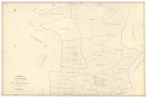 Arconcey - Section B3 - 3 P PLAN 23/8