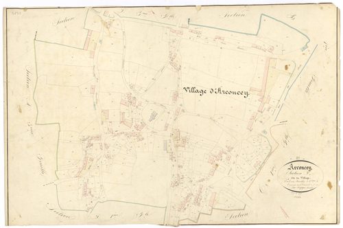 Arconcey - Section D2 - 3 P PLAN 23/13