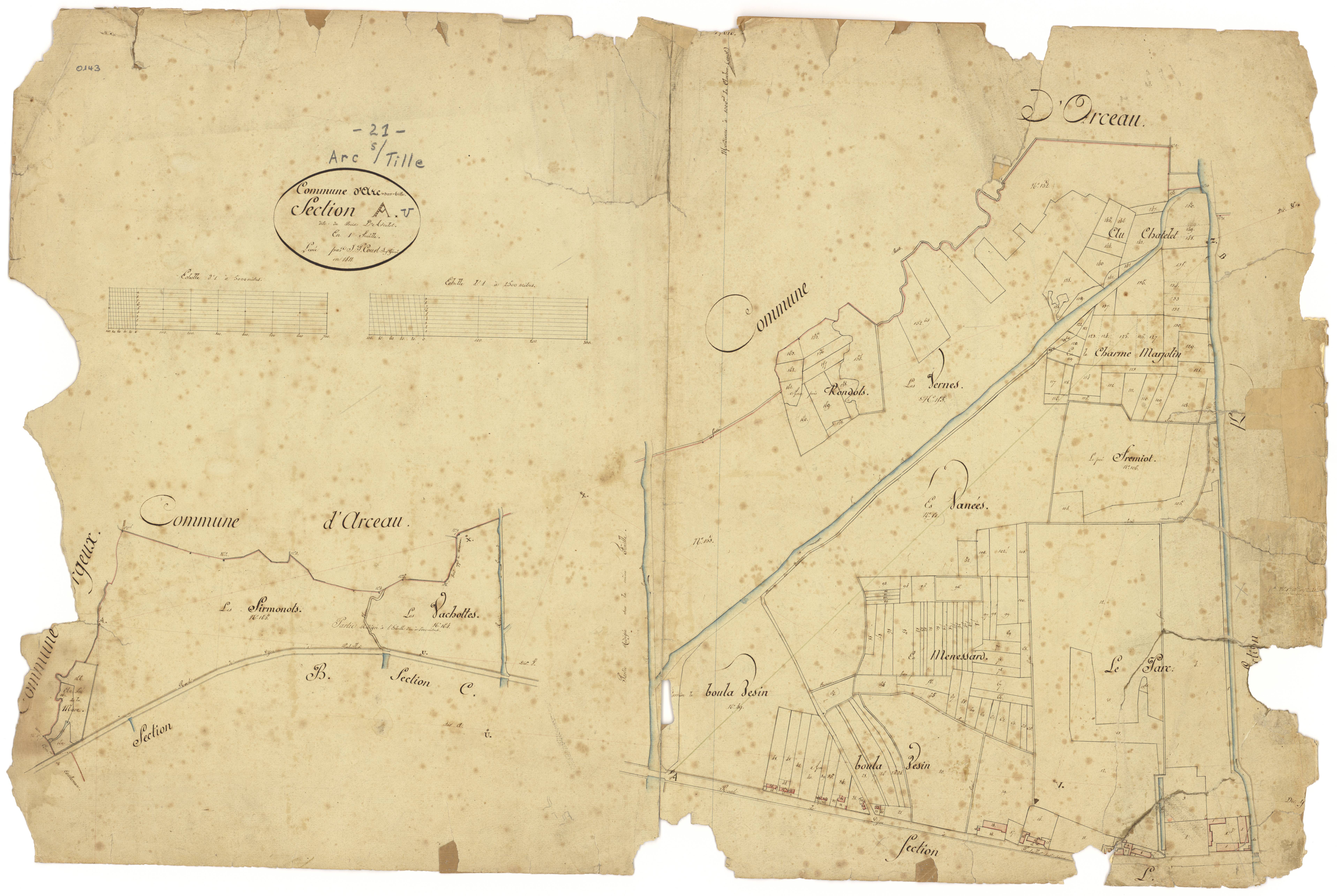 Arc-sur-Tille - Section A - 3 P PLAN 24/2
