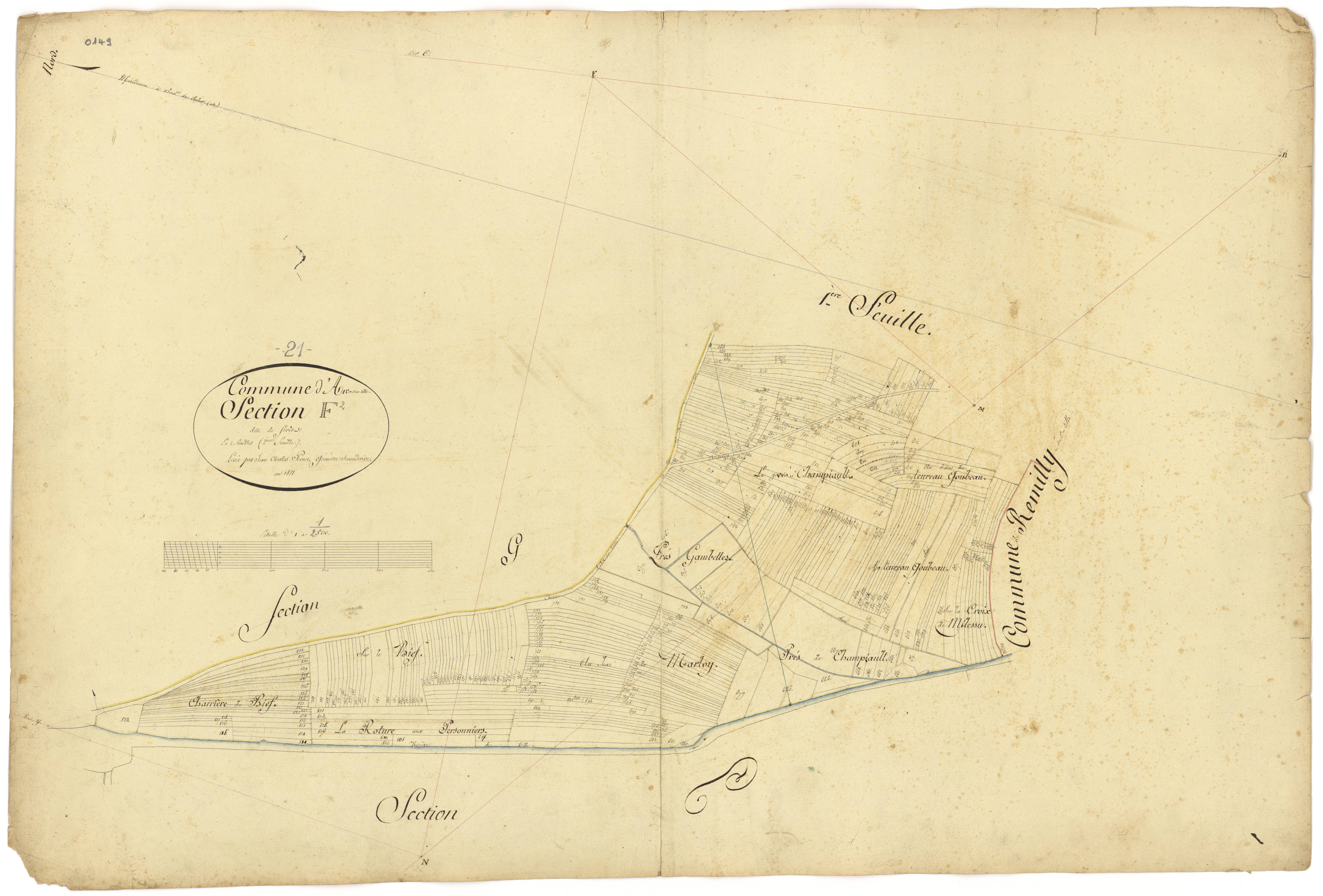 Arc-sur-Tille - Section F2 - 3 P PLAN 24/8