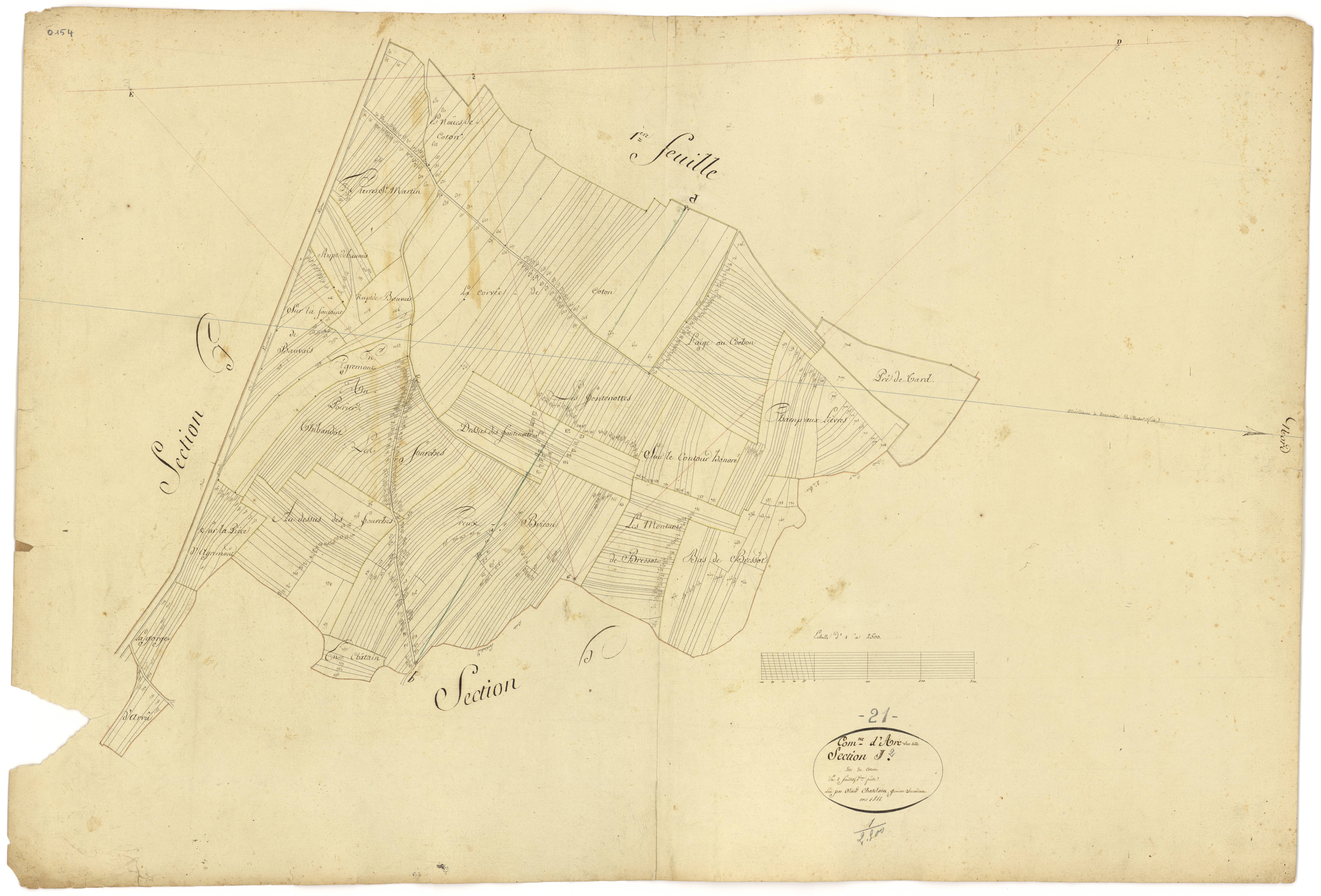Arc-sur-Tille - Section J2 - 3 P PLAN 24/13