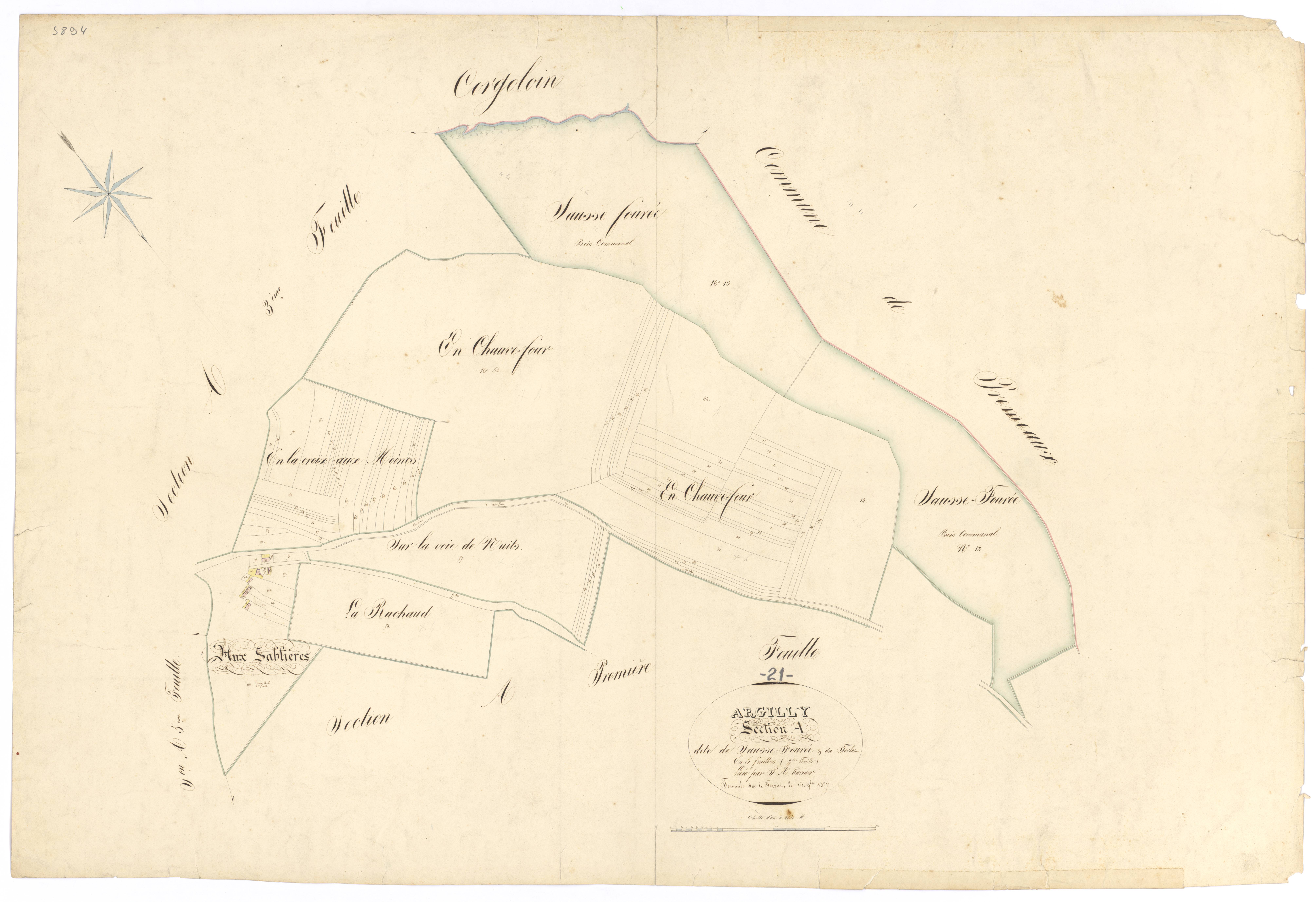 Argilly - Section A2 - 3 P PLAN 25/3