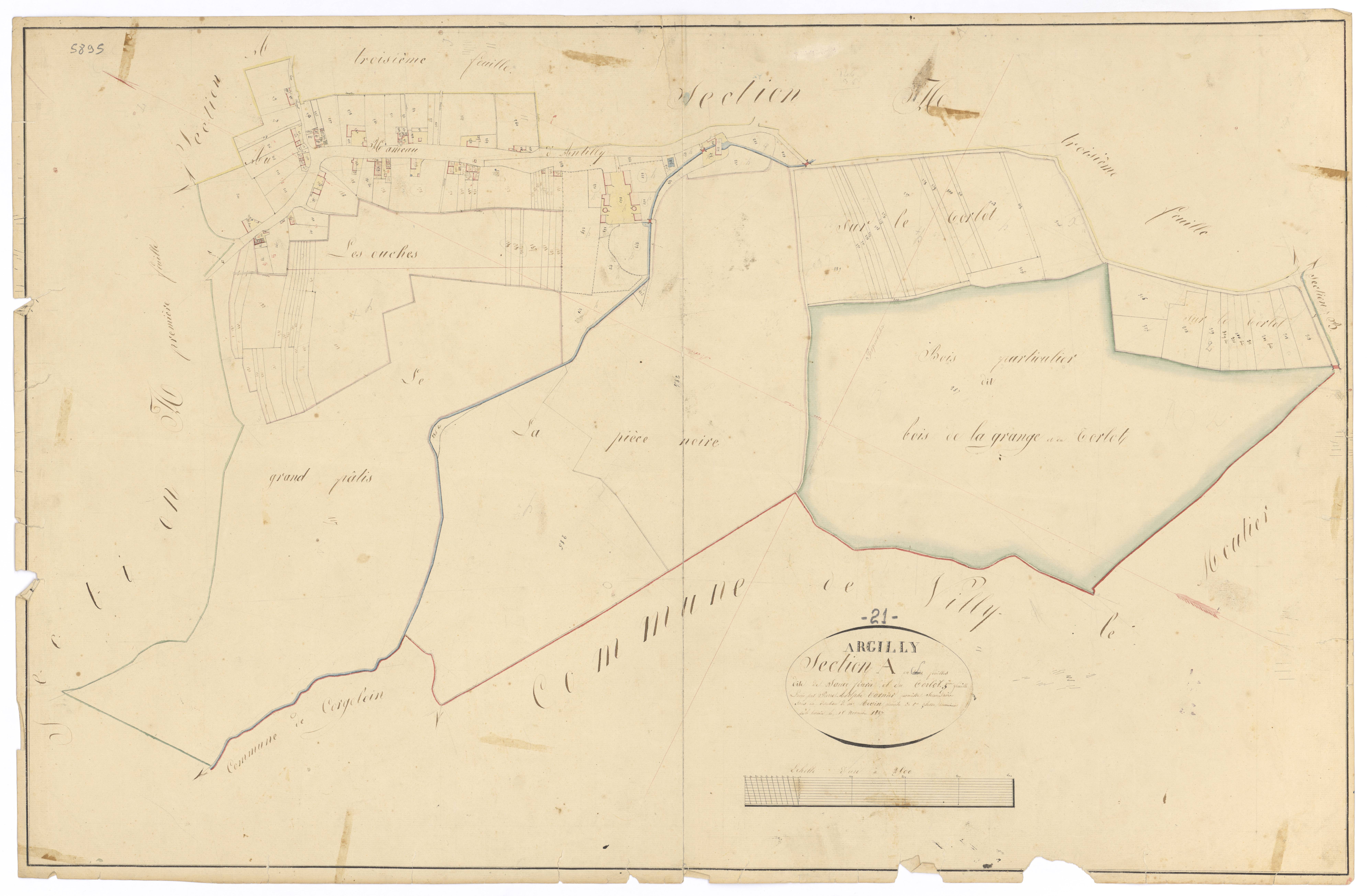 Argilly - Section A3 - 3 P PLAN 25/4