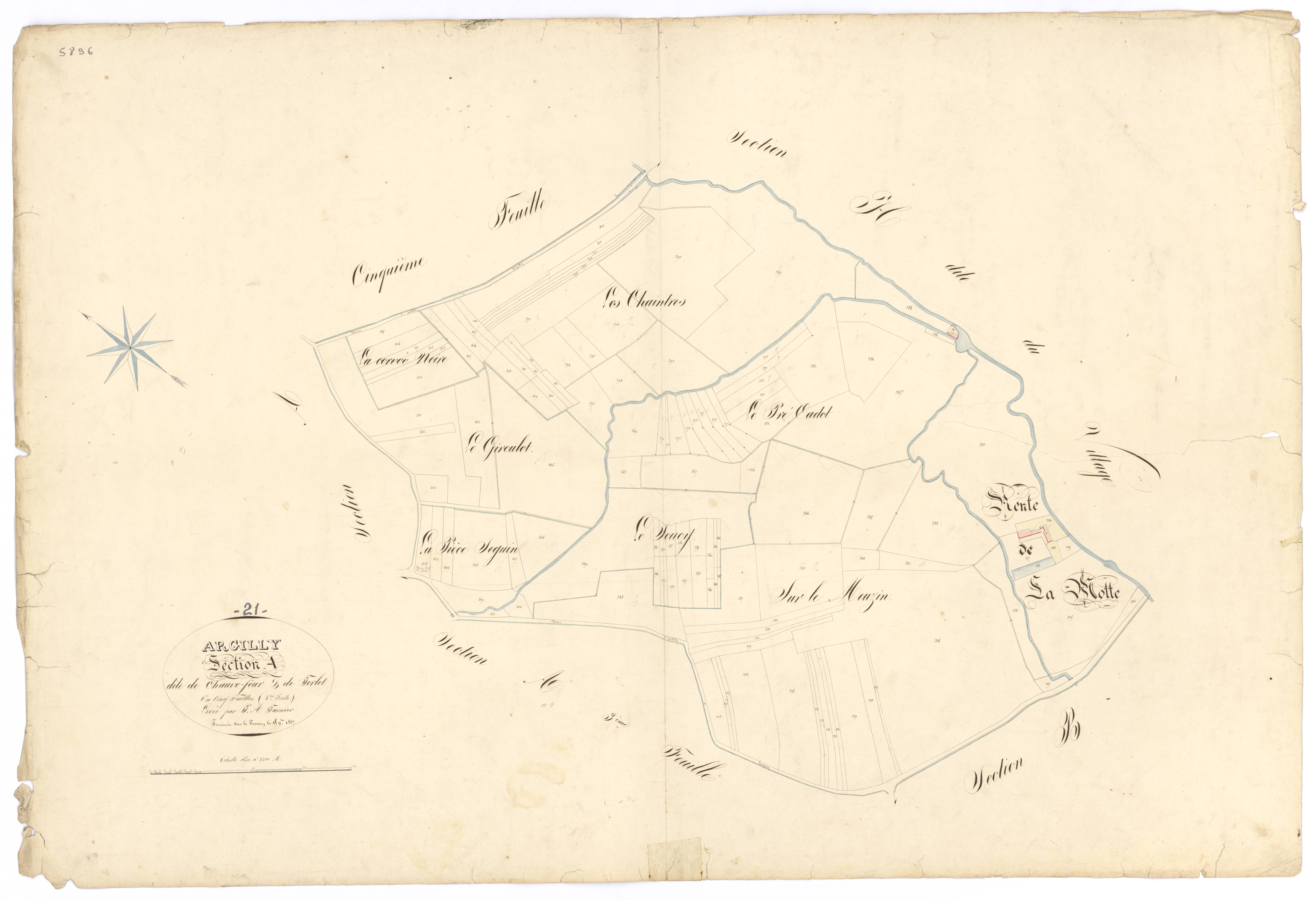 Argilly - Section A4 - 3 P PLAN 25/5