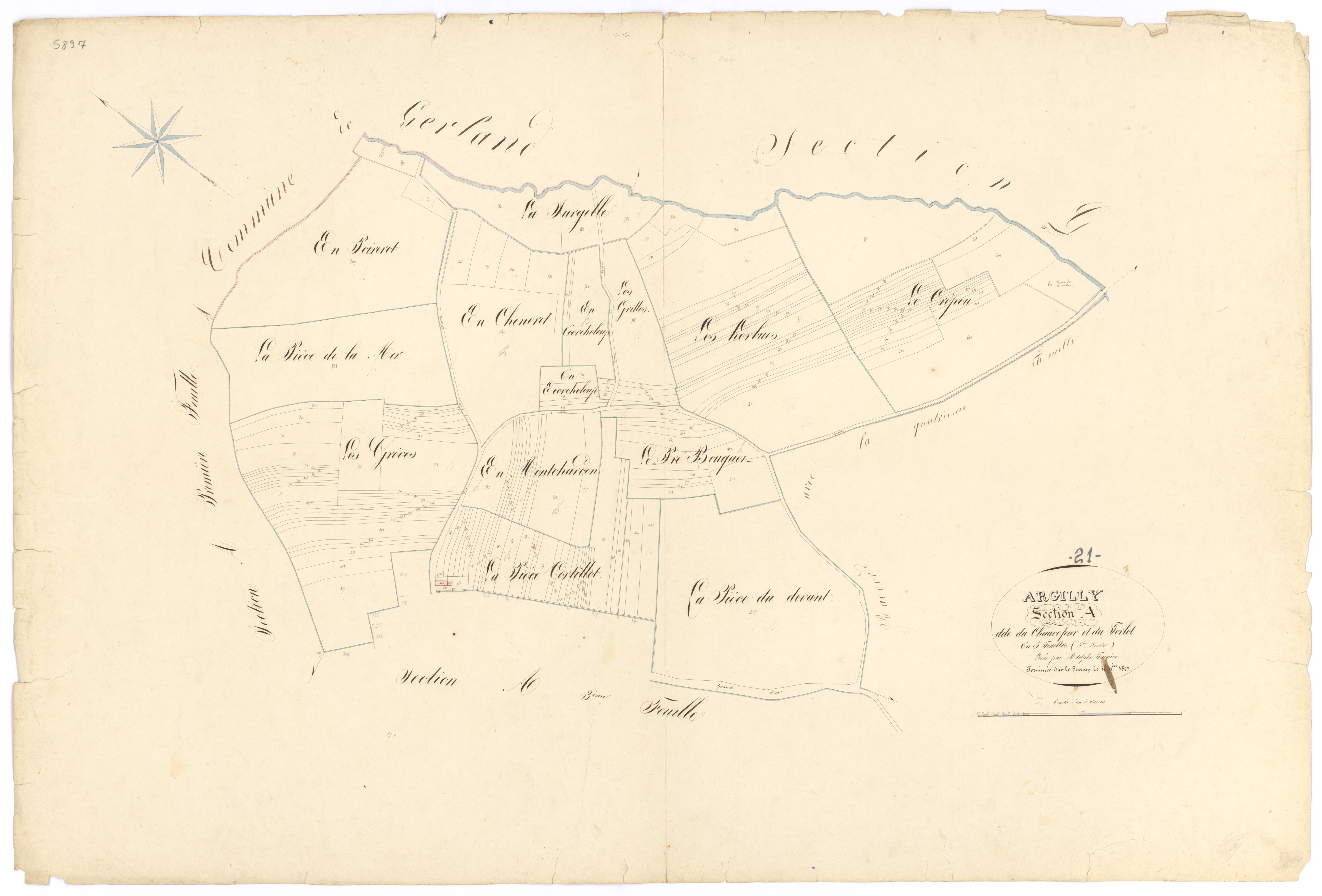 Argilly - Section A5 - 3 P PLAN 25/6
