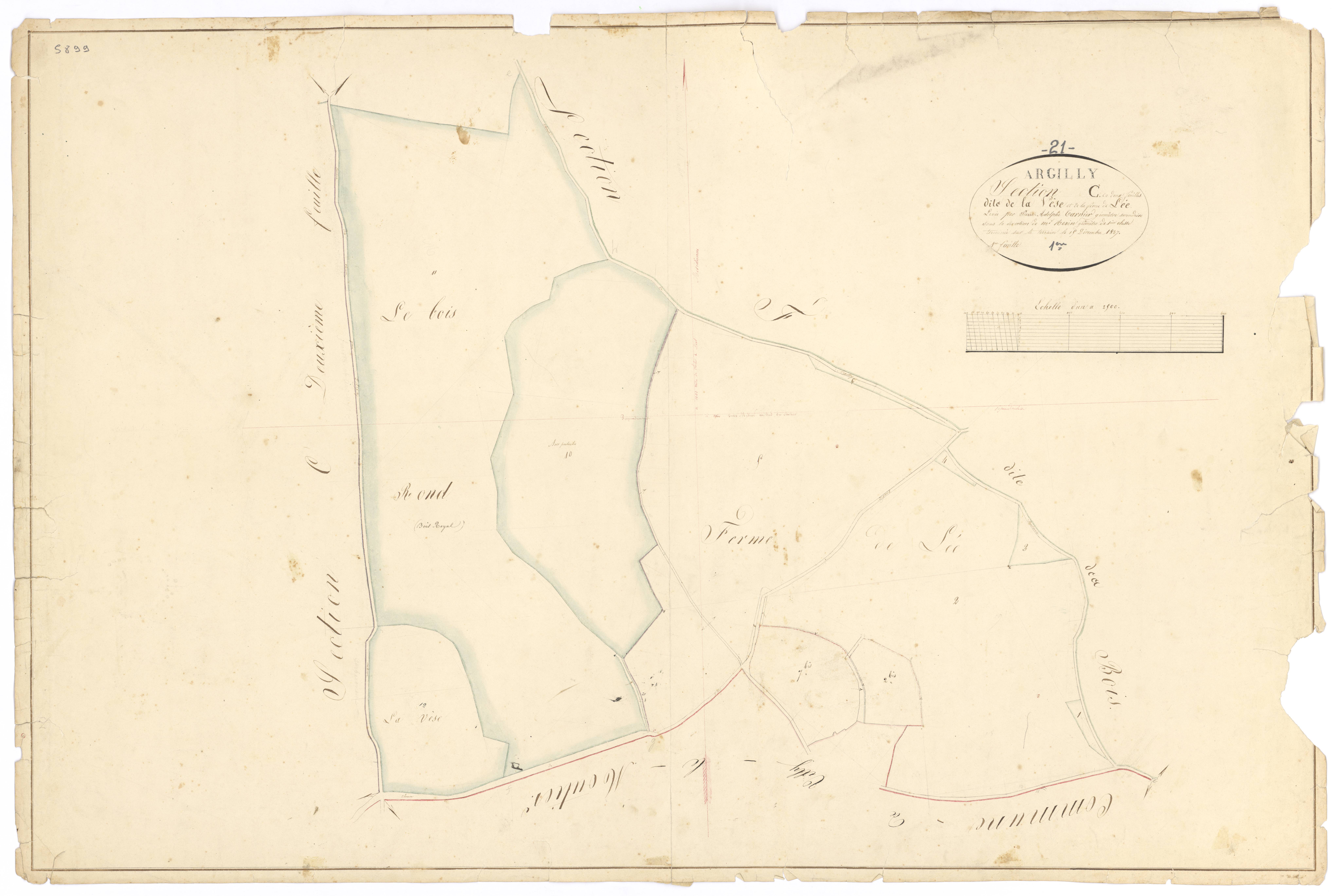 Argilly - Section C1 - 3 P PLAN 25/8
